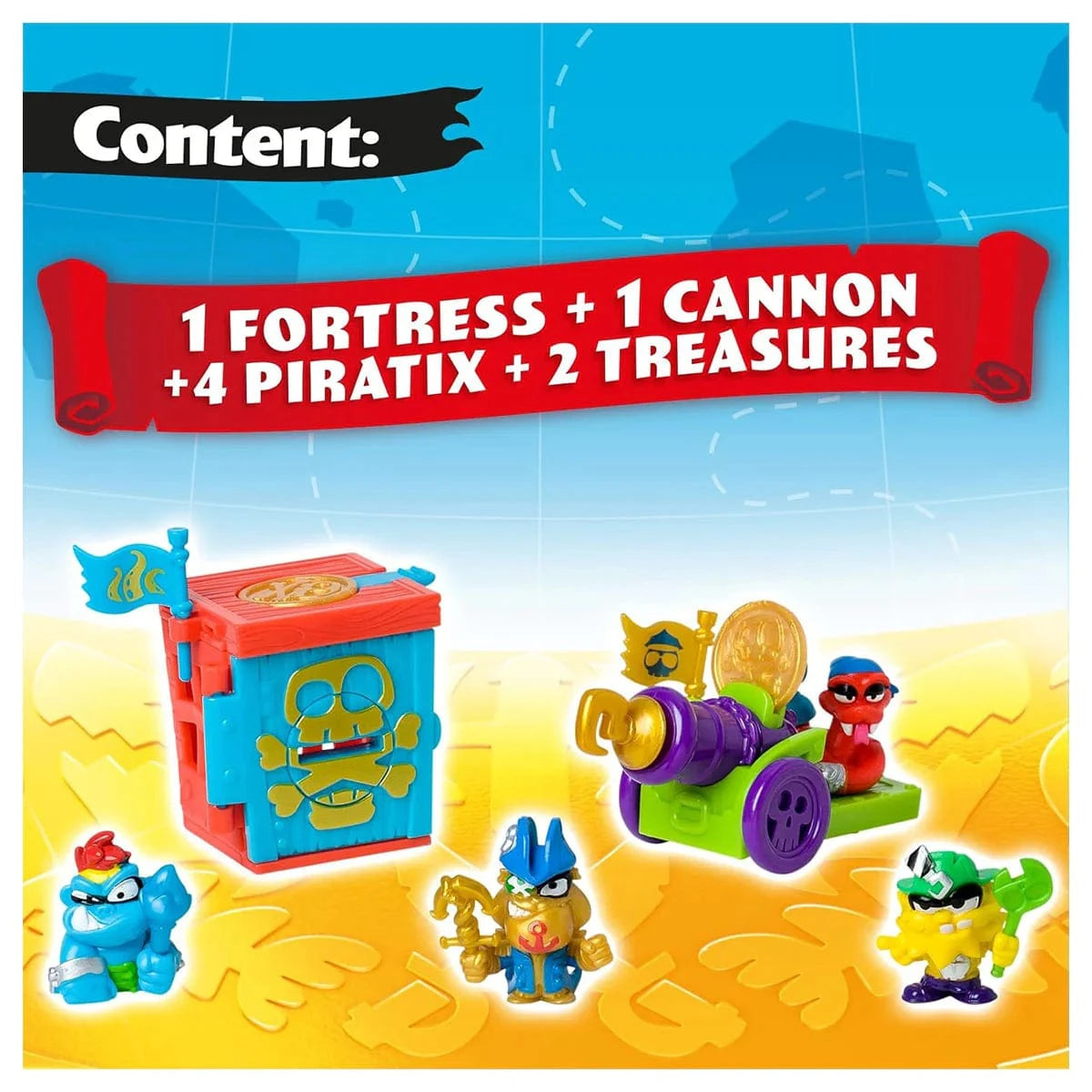 Piratix Adventure World Golden Treasure Series Captain Pack - Captain Ollie
