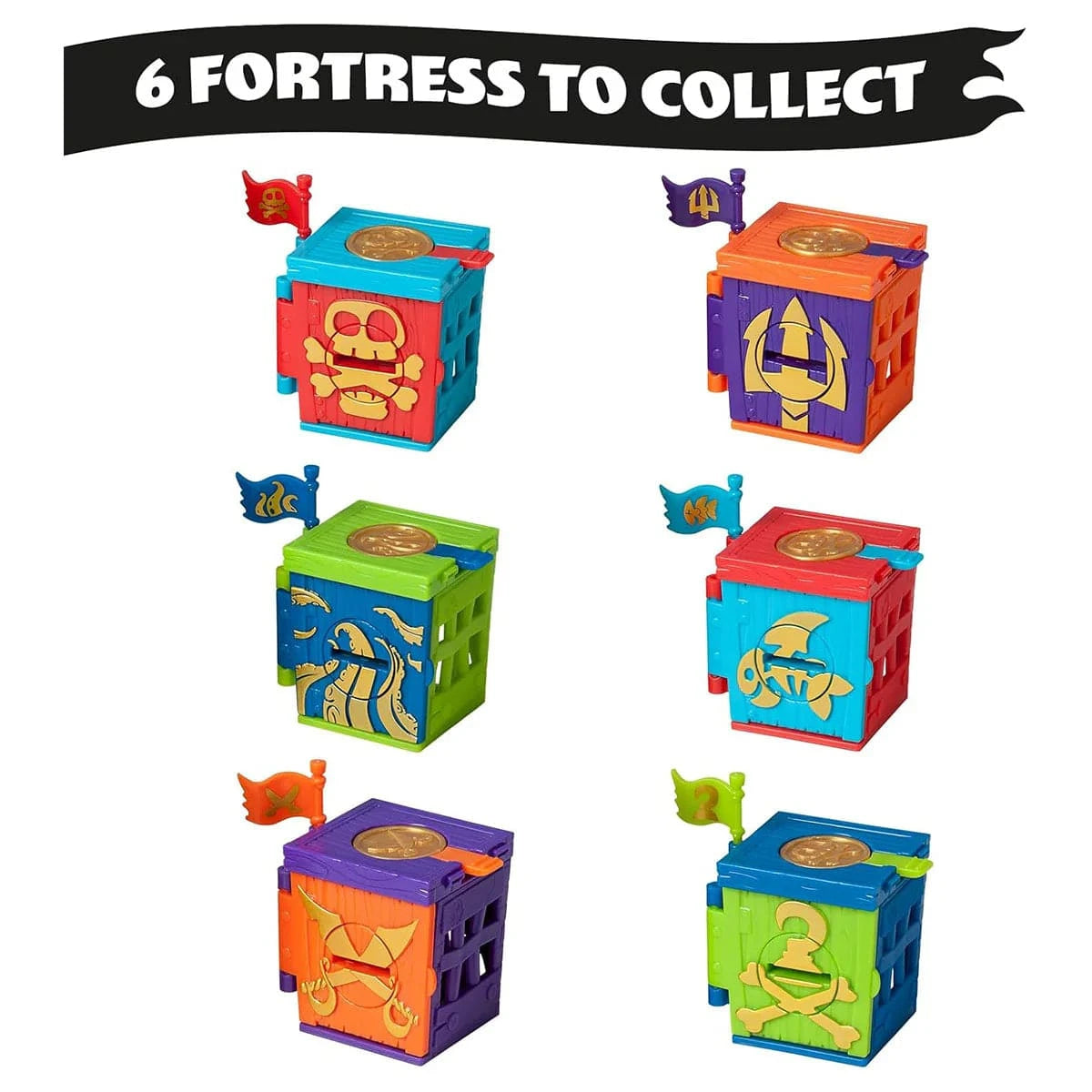 Piratix Adventure World Golden Treasure Series Captain Pack - Captain Ollie