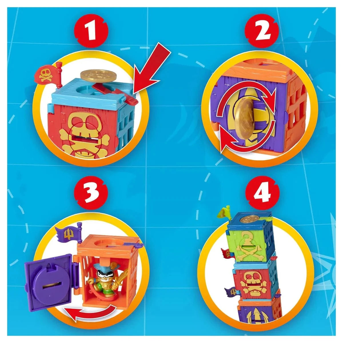 Piratix Adventure World Golden Treasure Series Fortress Playset 8431618030165