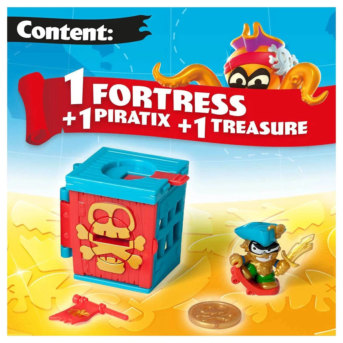 Piratix Adventure World Golden Treasure Series Fortress Playset 8431618030165