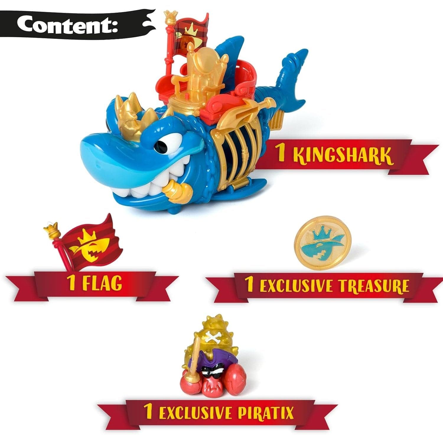 Piratix Adventure World King Shark Playset 8431618030417