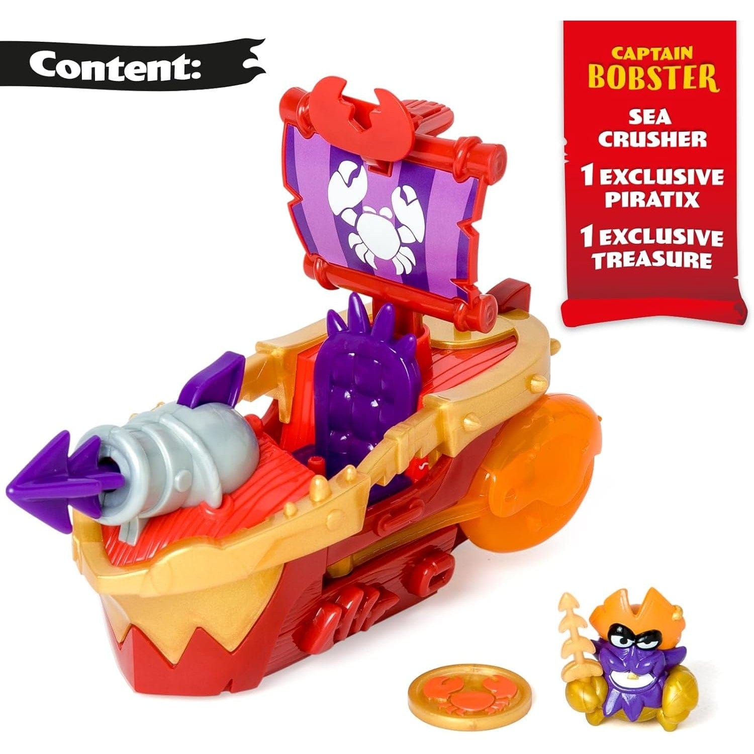 Piratix Adventure World Sea Crusher Vehicle 8431618030356