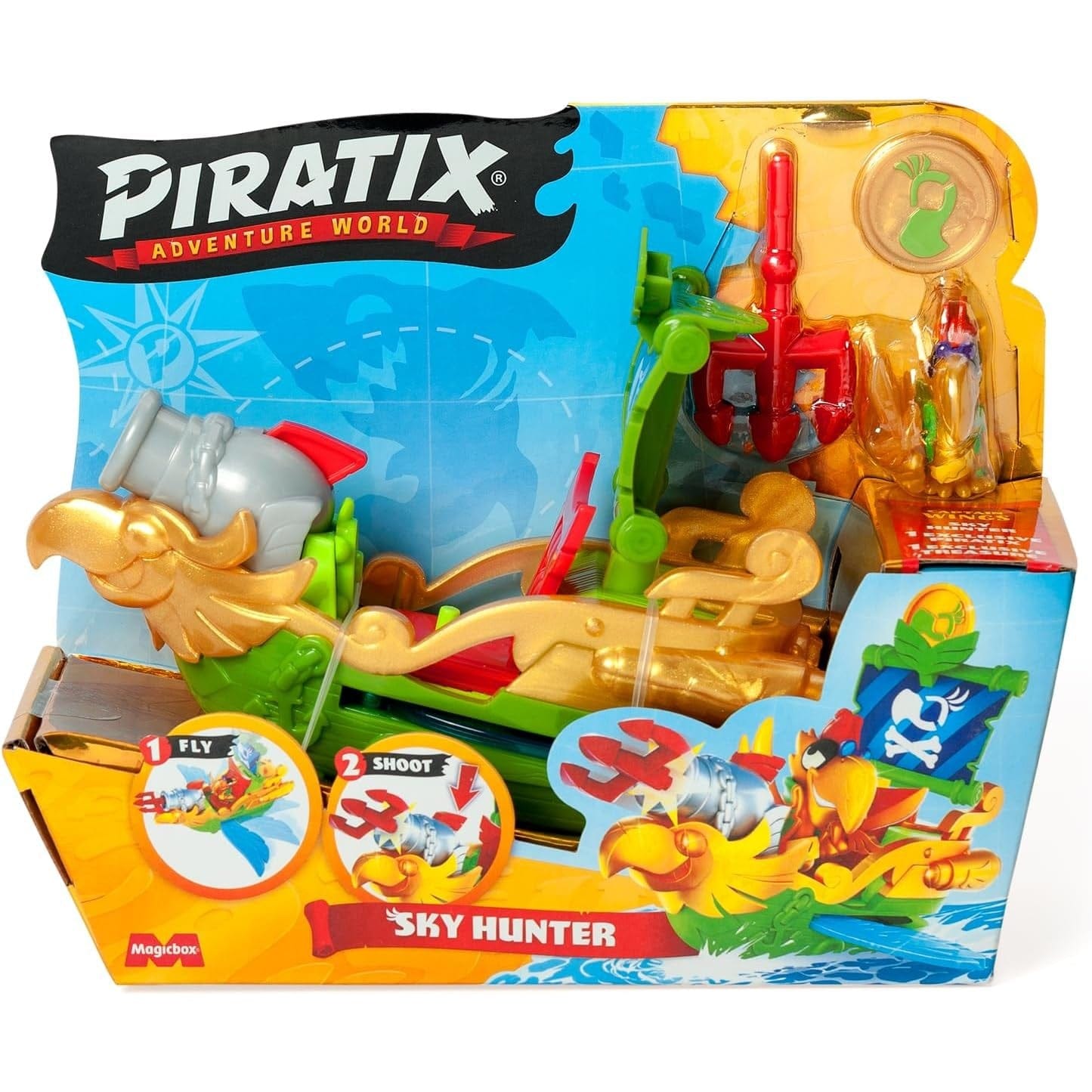 Piratix Adventure World Sky Hunter Ship Playset 8431618030332