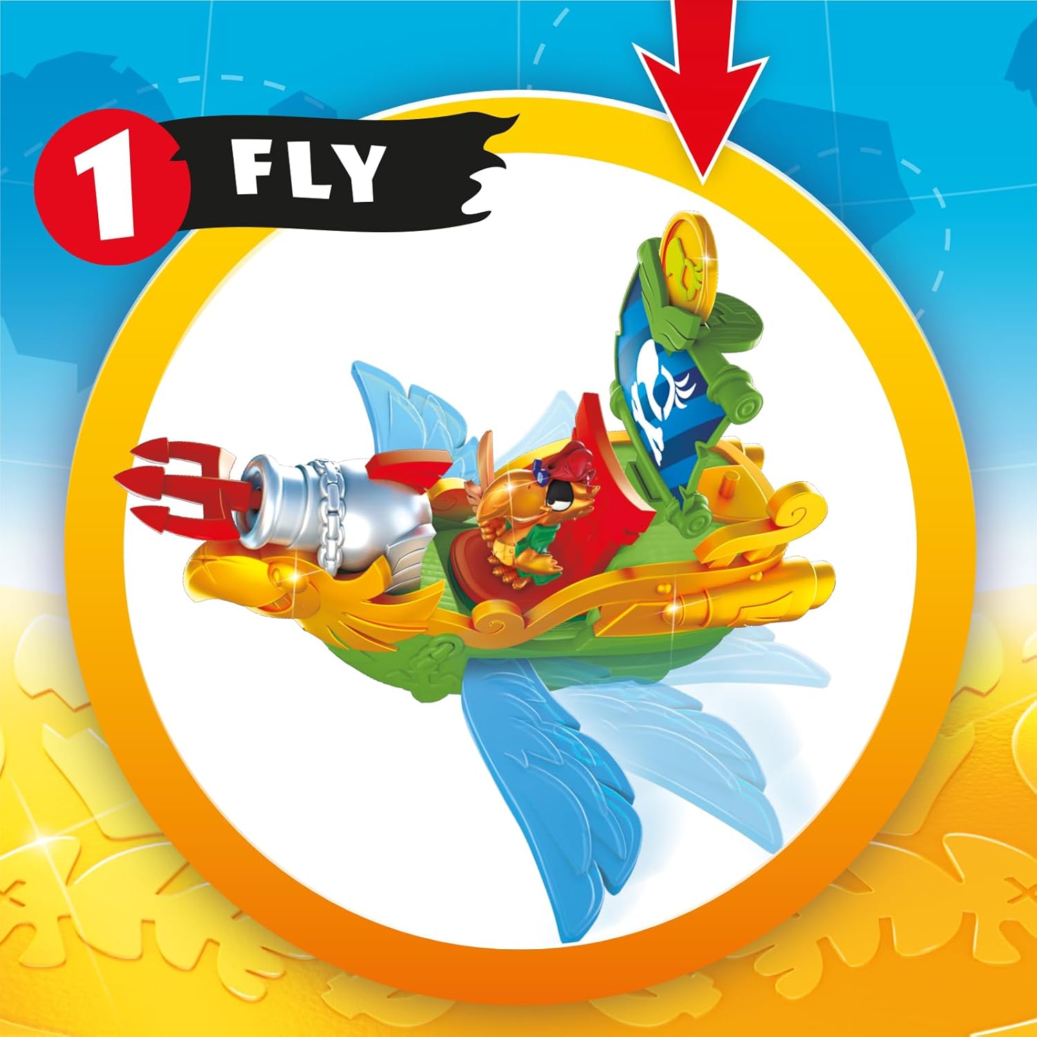 Piratix Adventure World Sky Hunter Ship Playset 8431618030332