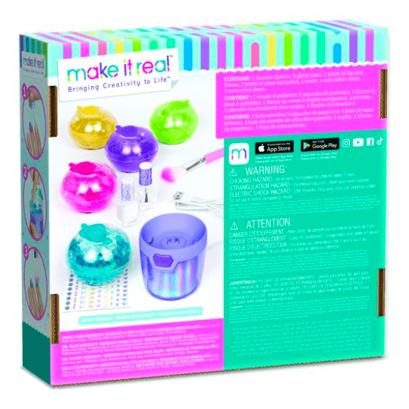 Make it Real: Party Nails Glitter Nail Studio