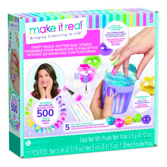 Make it Real: Party Nails Glitter Nail Studio