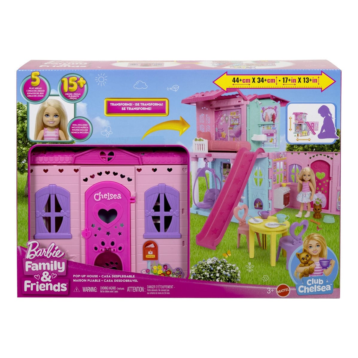 Barbie Chelsea Pop Up House Playset for Imaginative Fun and Adventure