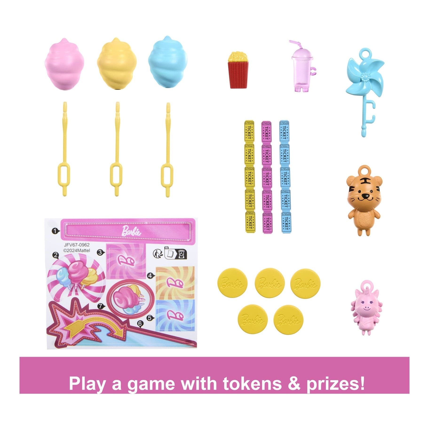 Barbie Cotton Candy Game Playset Doll