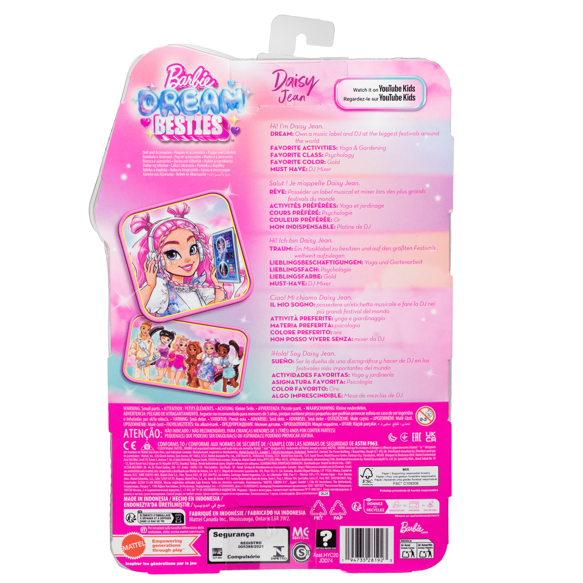 Barbie Dream Besties Daisy Jean Doll 194735281923