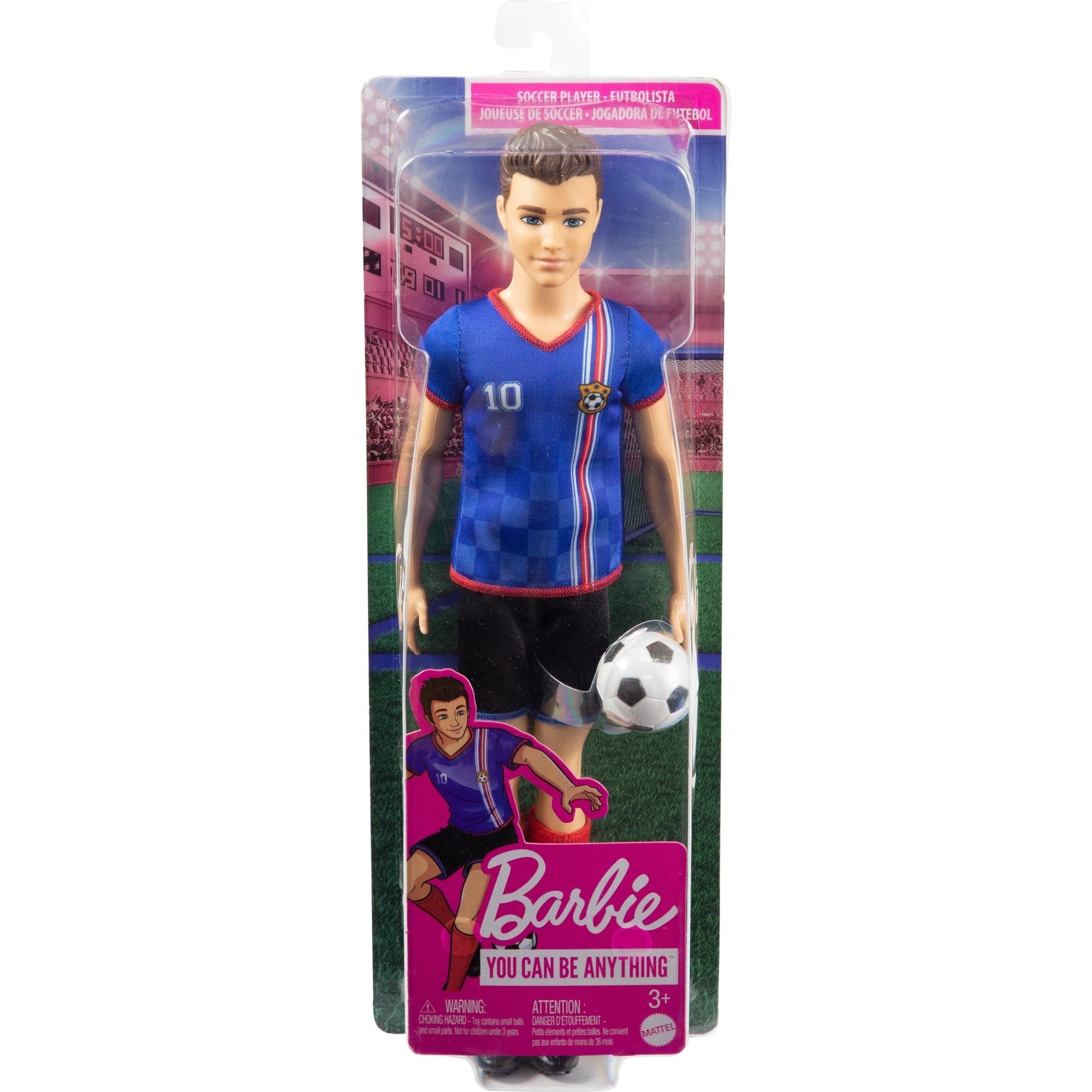 Barbie Ken Footballer Elite Championship Collection Pro Soccer Superstar Action Doll 194735015221
