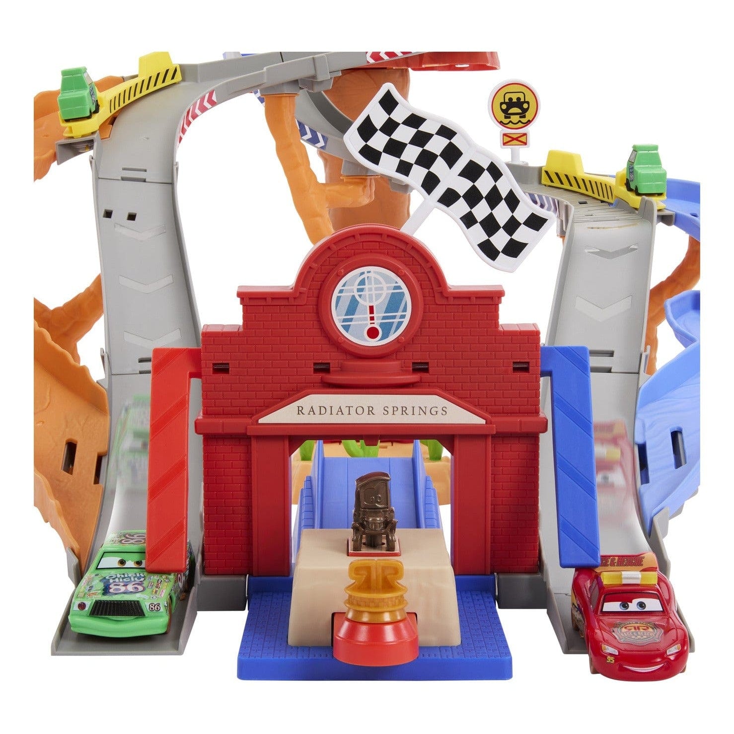Disney Cars Radiator Springs Rescue Road Raceway Playset 194735300297