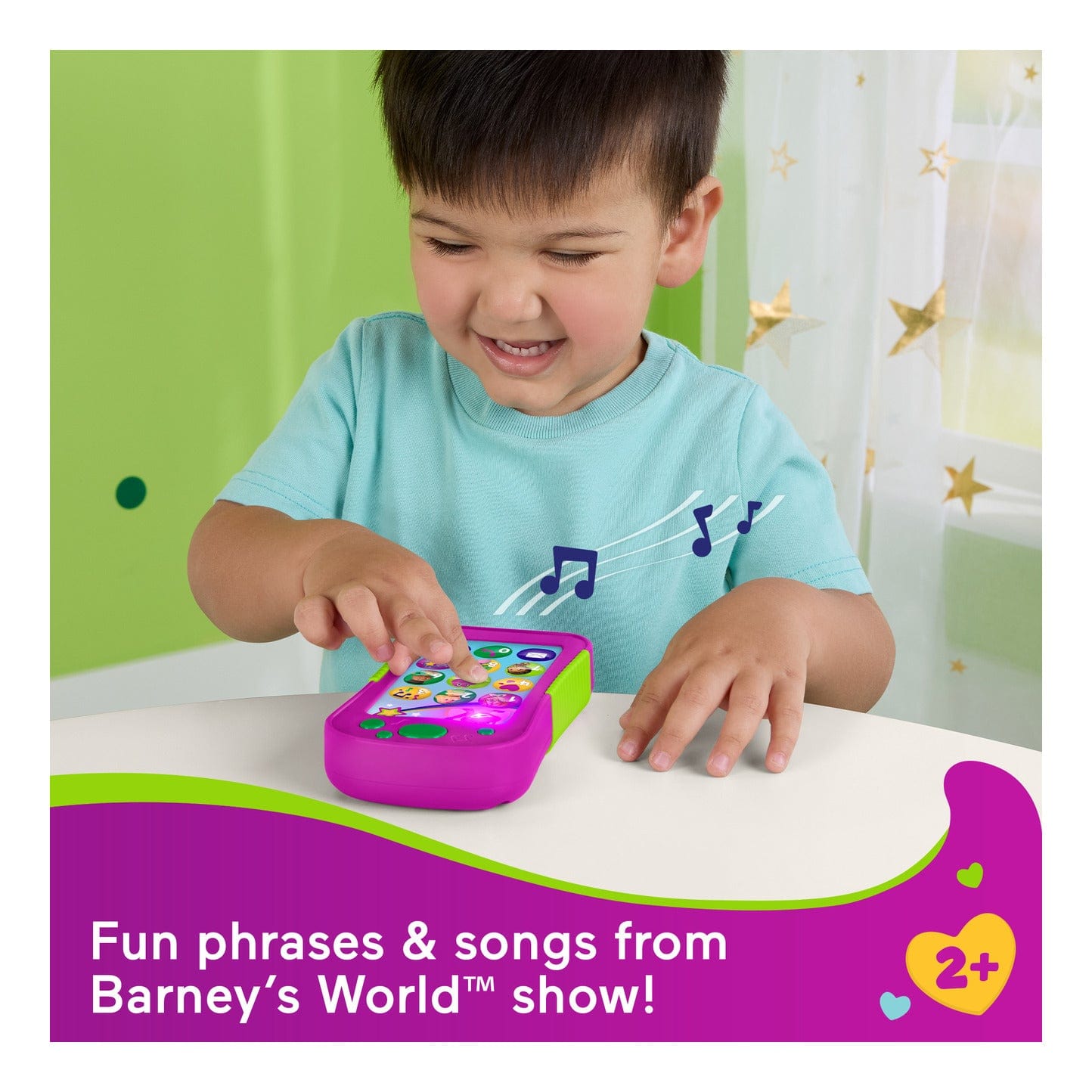 Fisher Price Barney's World Hey Barney Phone 194735322077