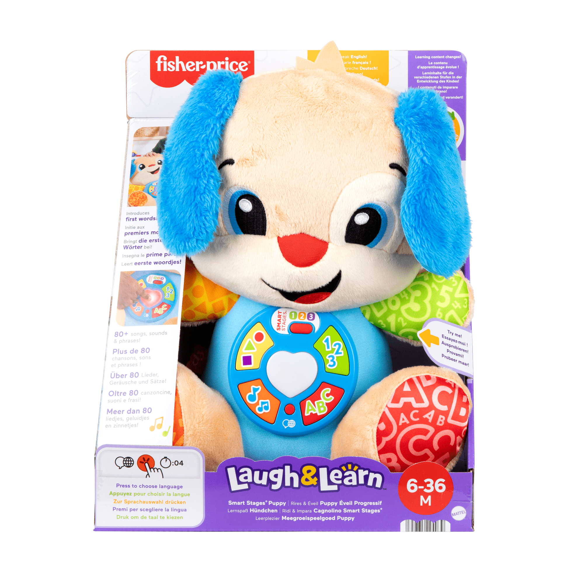 Fisher Price Laugh and Learn Smart Stages Puppy Toy for Infants and Toddlers 194735294039