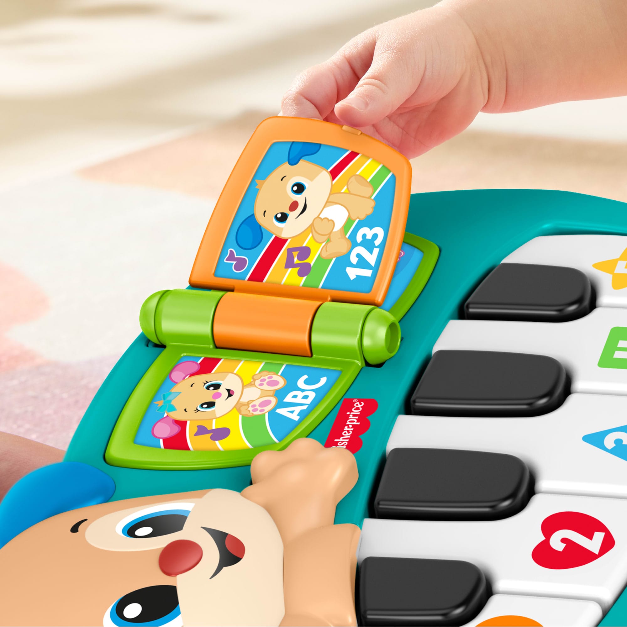 Fisher-Price Laugh & Learn Puppy's Piano Interactive Musical Educational Toy Set