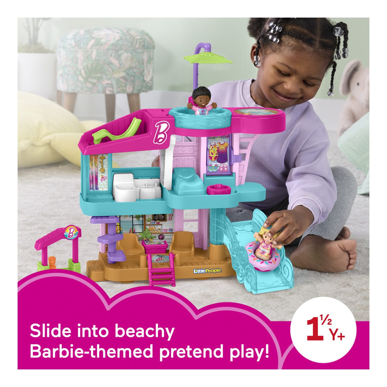 Fisher Price Little People Barbie Beach House