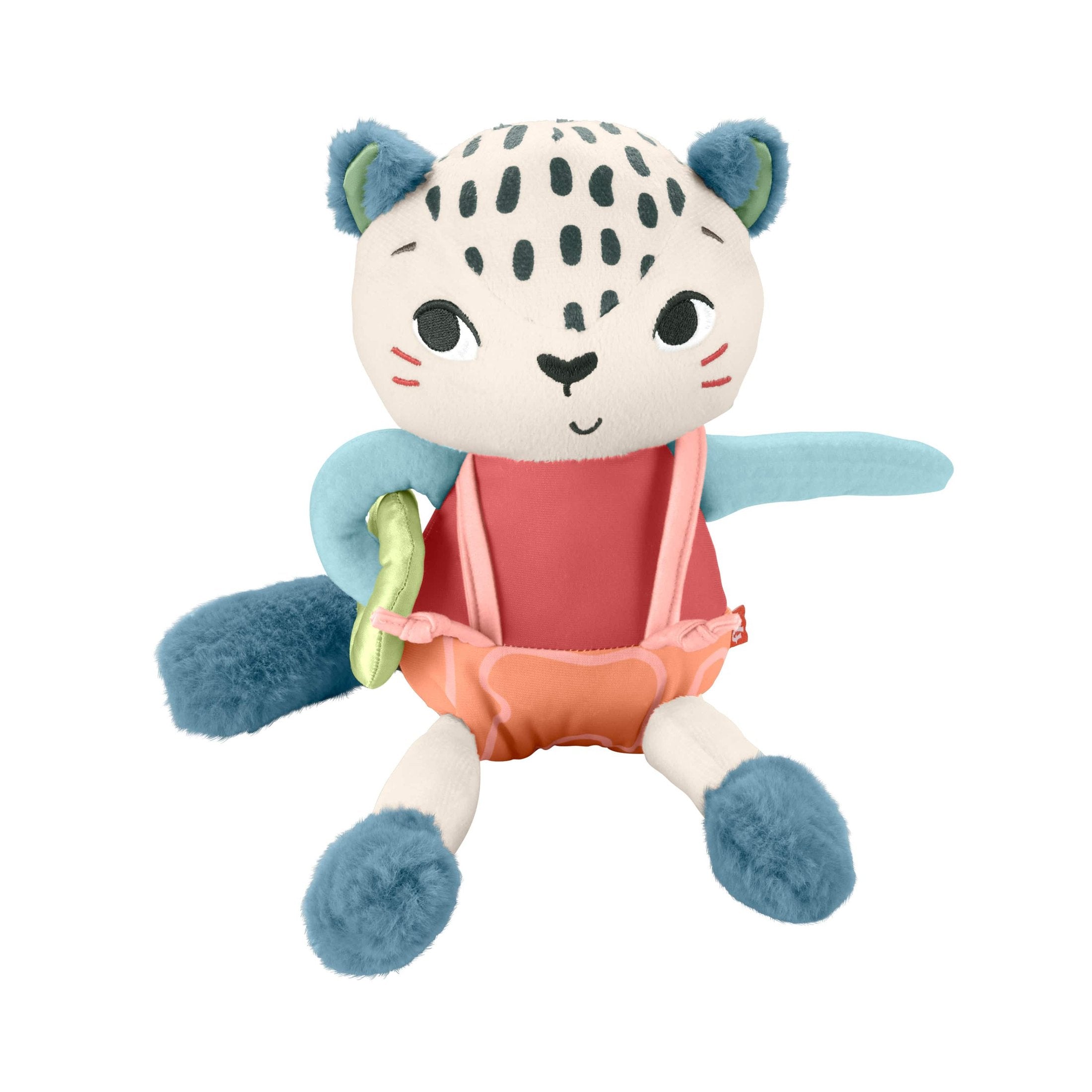 Fisher Price Planet Friends Spotting Fun Snow Leopard Baby Sensory Toy 194735101535