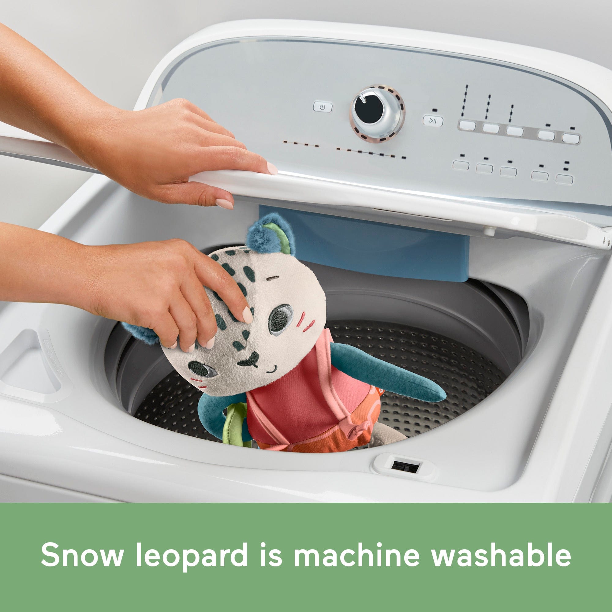 Fisher Price Planet Friends Spotting Fun Snow Leopard Baby Sensory Toy 194735101535