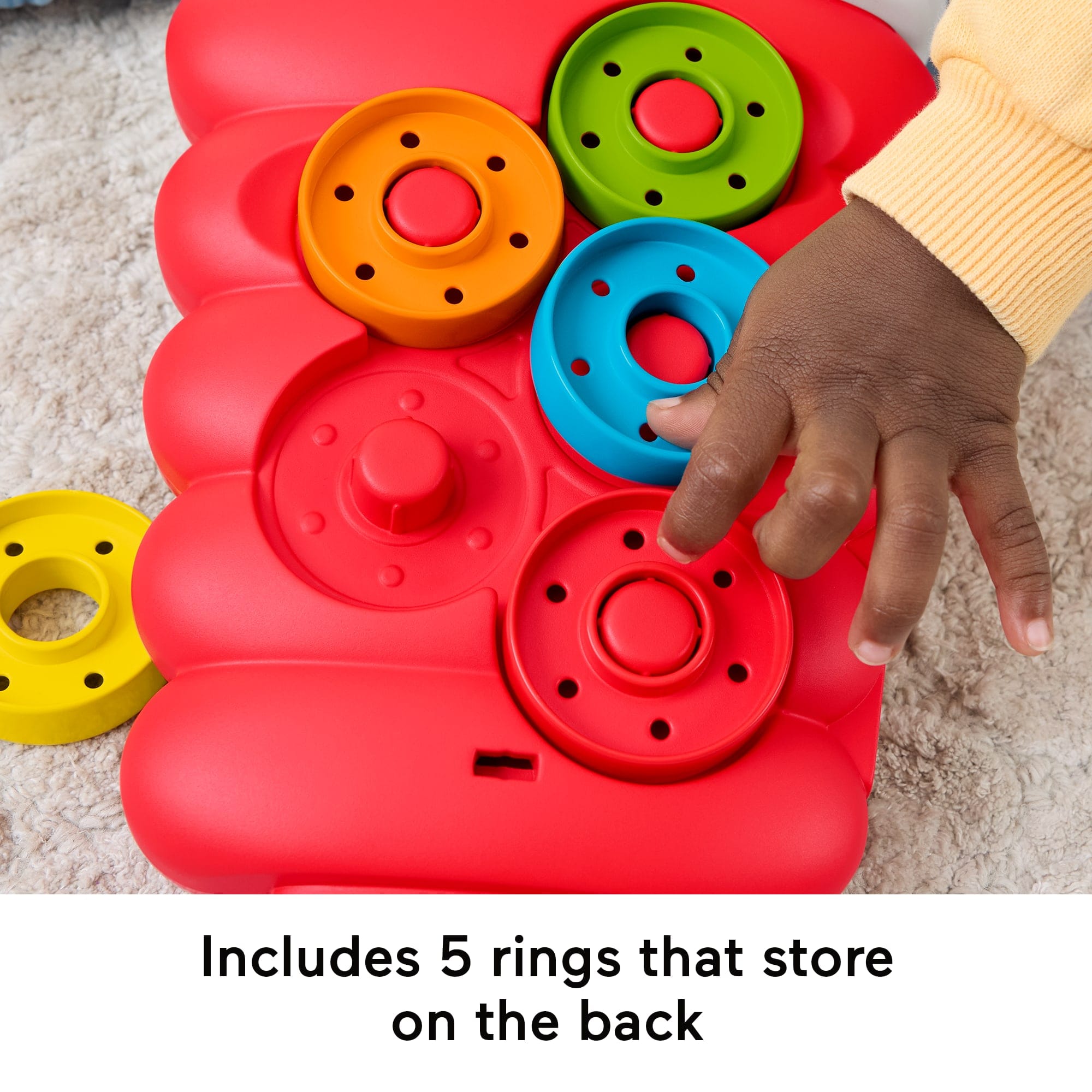 Fisher-Price Rock-A-Stack Drop-Through Stacking Toy For Early Learning Development