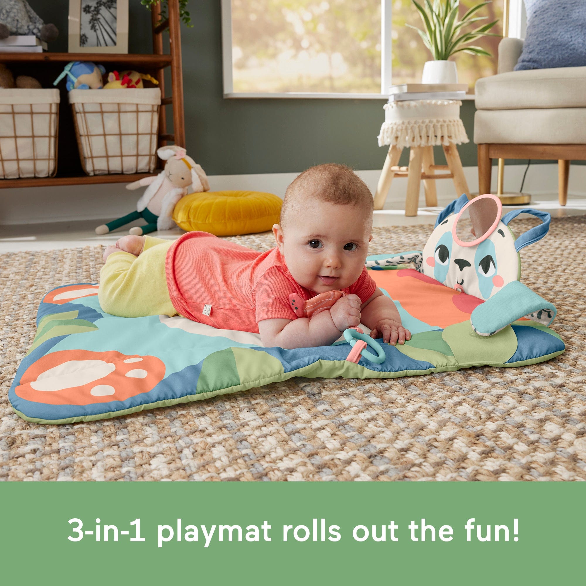 Fisher Price Sustain Roly Poly Panda Play Mat 194735101542