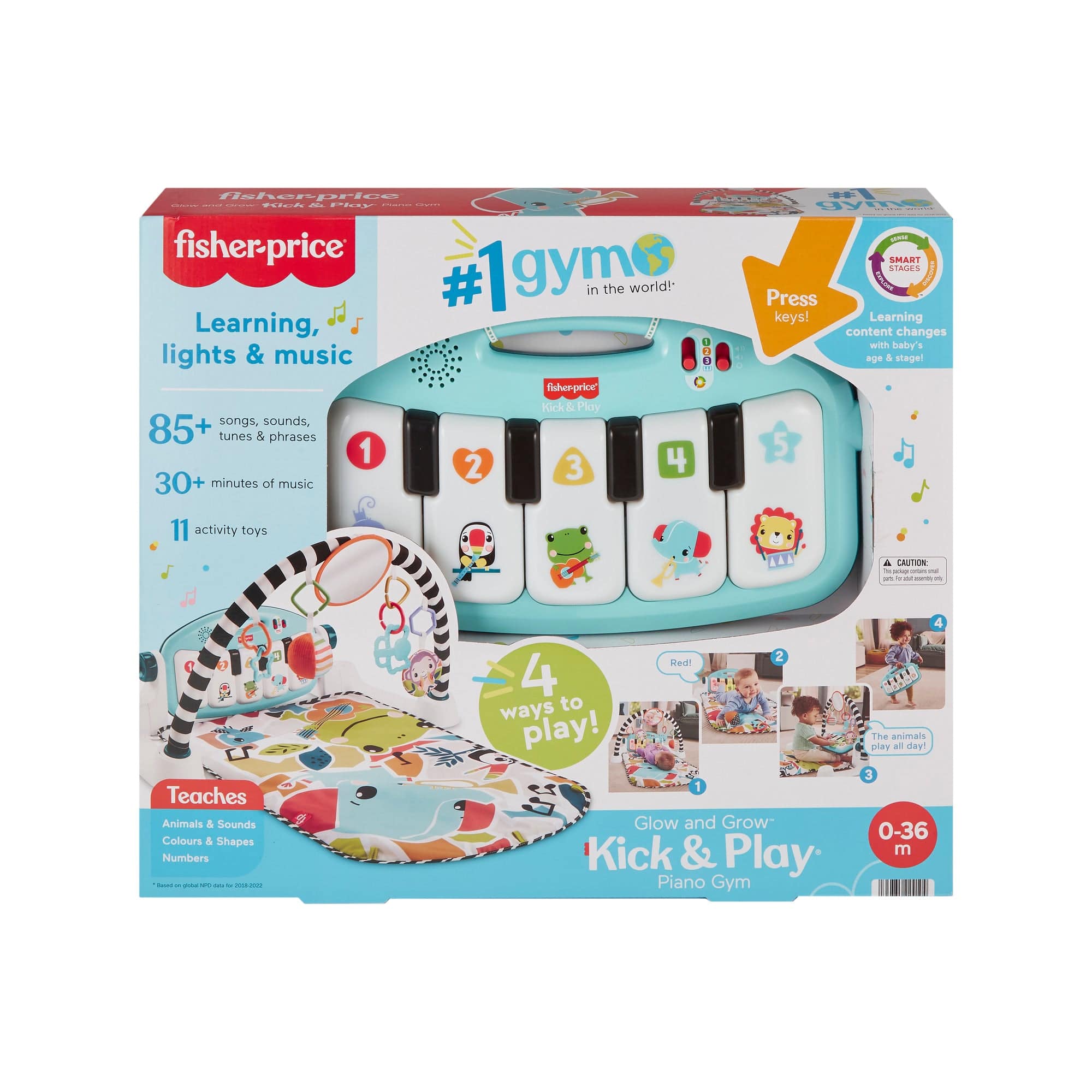Glow And Grow Kick And Play Gym Blue 194735224104