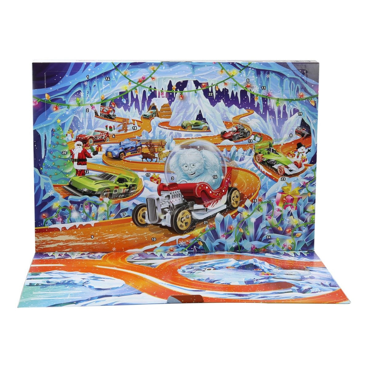 Hot Wheels 2026 Advent Calendar with 10 Cars and 24 Accessories 194735363384