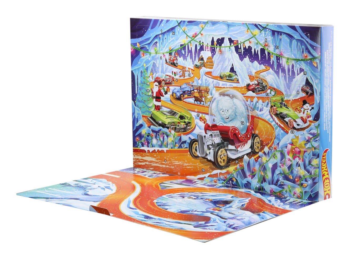 Hot Wheels 2026 Advent Calendar with 10 Cars and 24 Accessories 194735363384