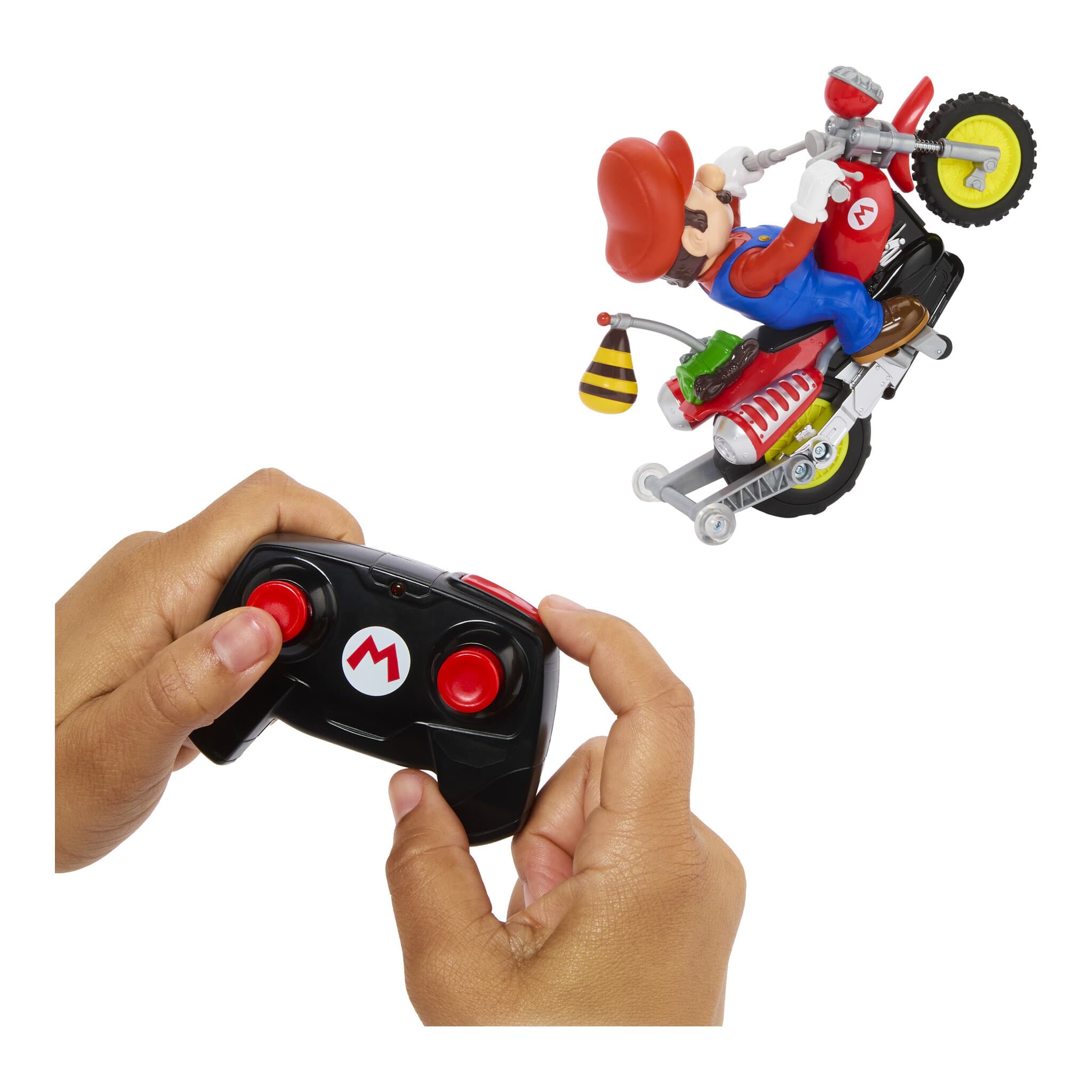 Hot Wheels Super Mario Galaxy Movie Mario Wheelie Motocross RC 194735379675