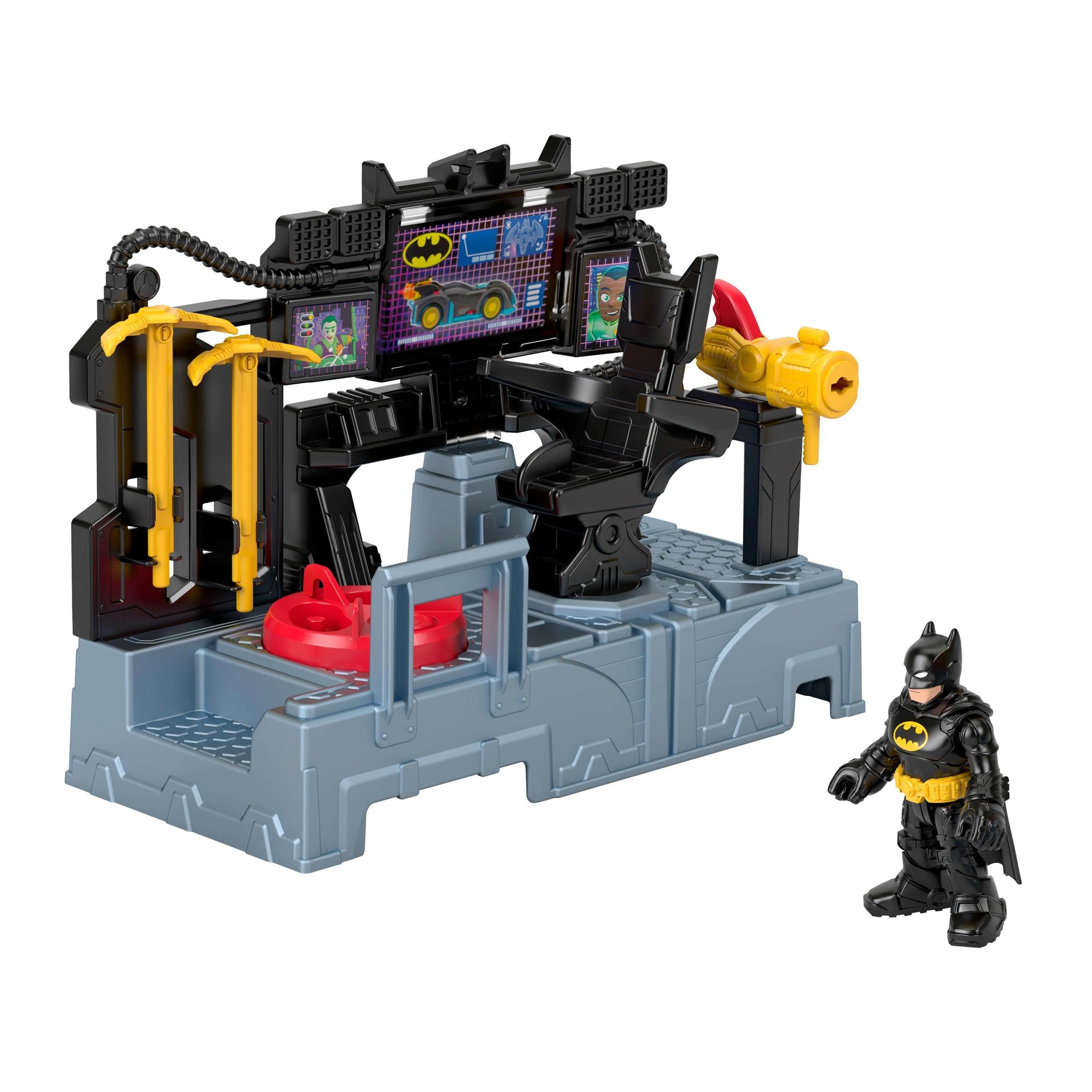 Imaginext DC Super Friends Bat Command Center Playset with Elevator and Cannon 194735294701