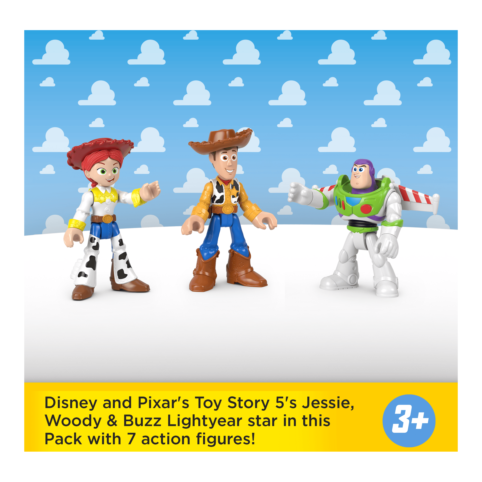 Imaginext Disney Pixar Toy Story 5 Multipack – 7 Figures 194735380558