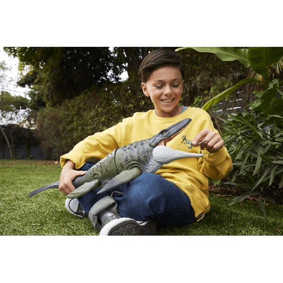 Jurassic World Saga Feature Mosasaurus Dinosaur Figure by Mattel 194735270620