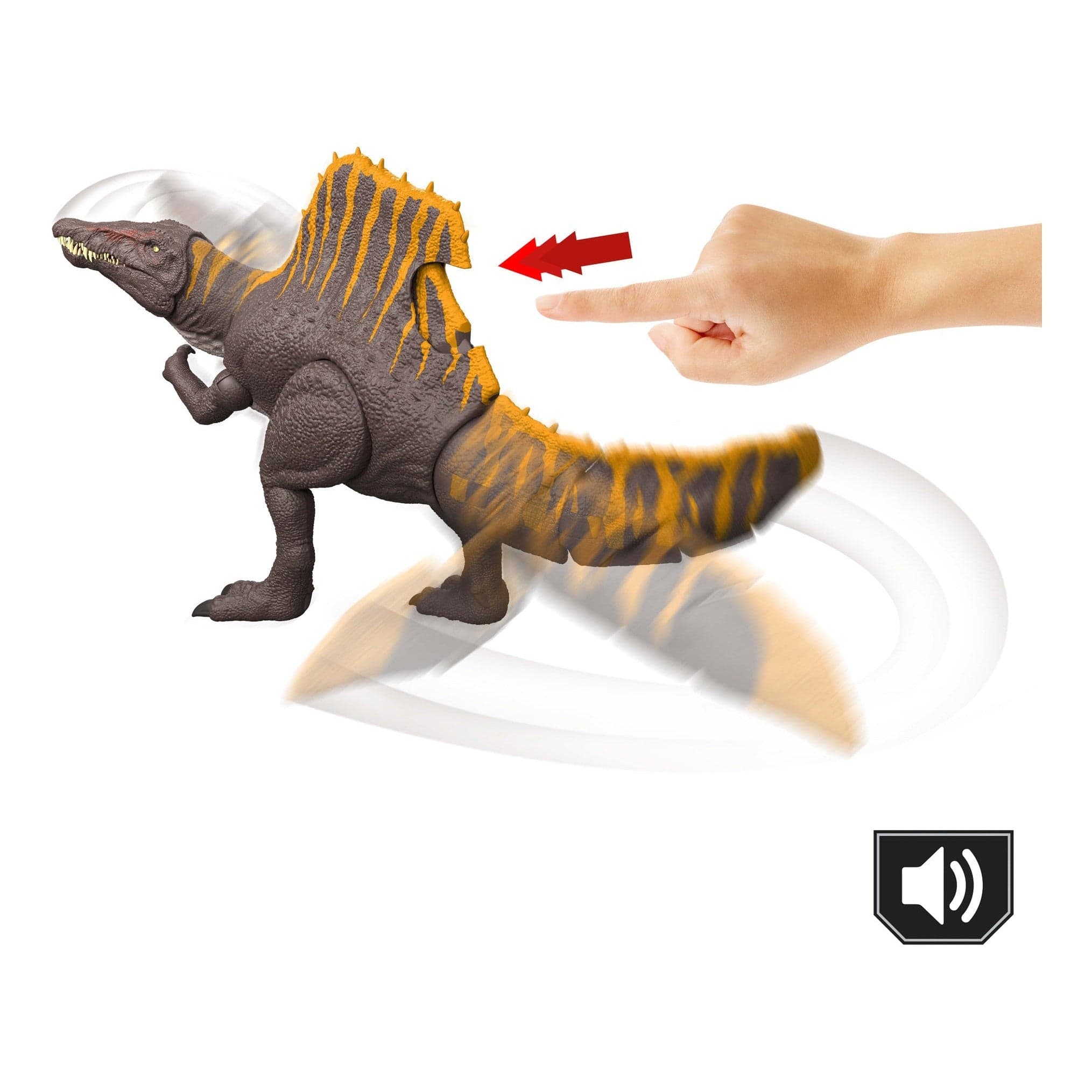 Jurassic World Saga Feature Spinosaurus Dinosaur Action Figure by Mattel 194735309498