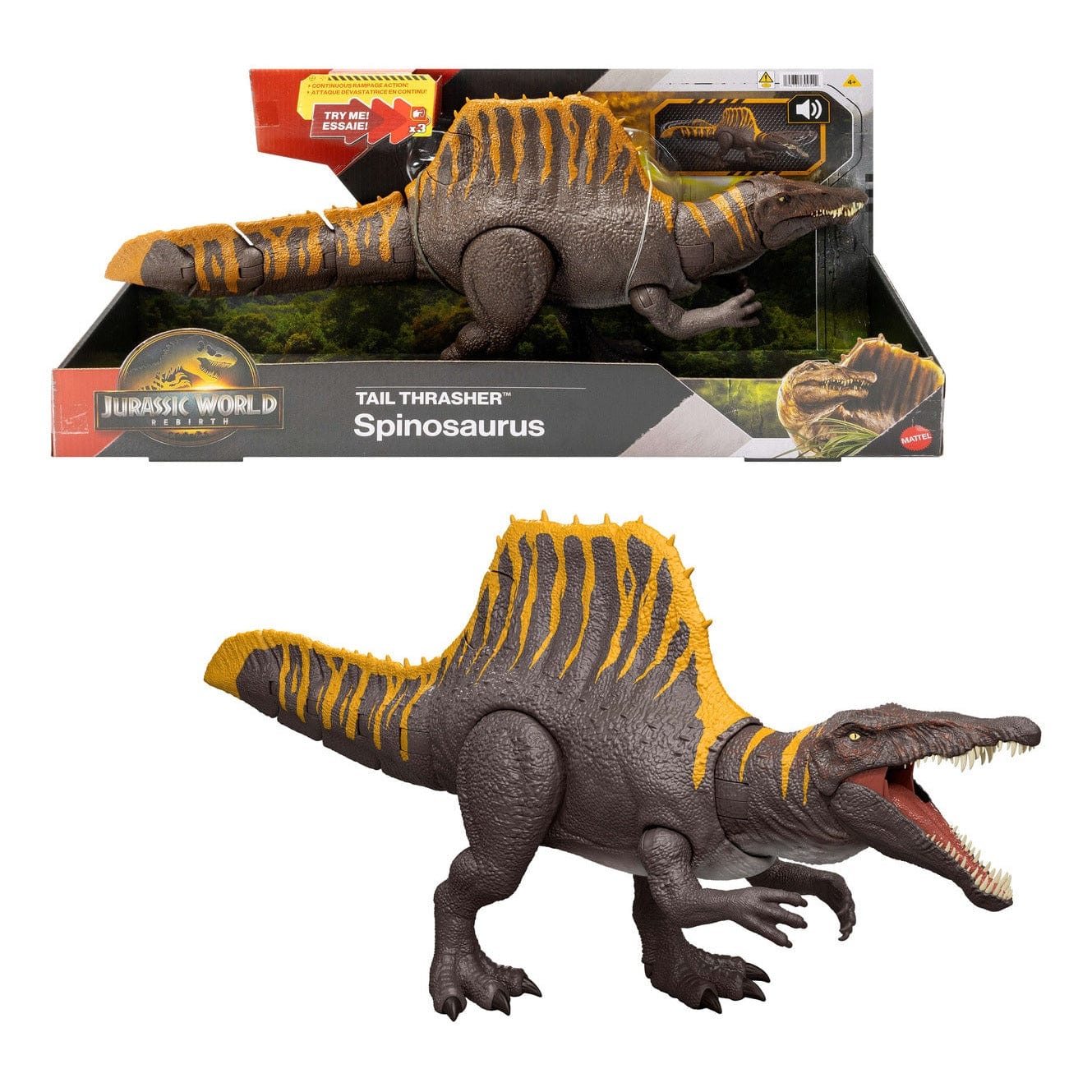 Jurassic World Saga Feature Spinosaurus Dinosaur Action Figure by Mattel 194735309498