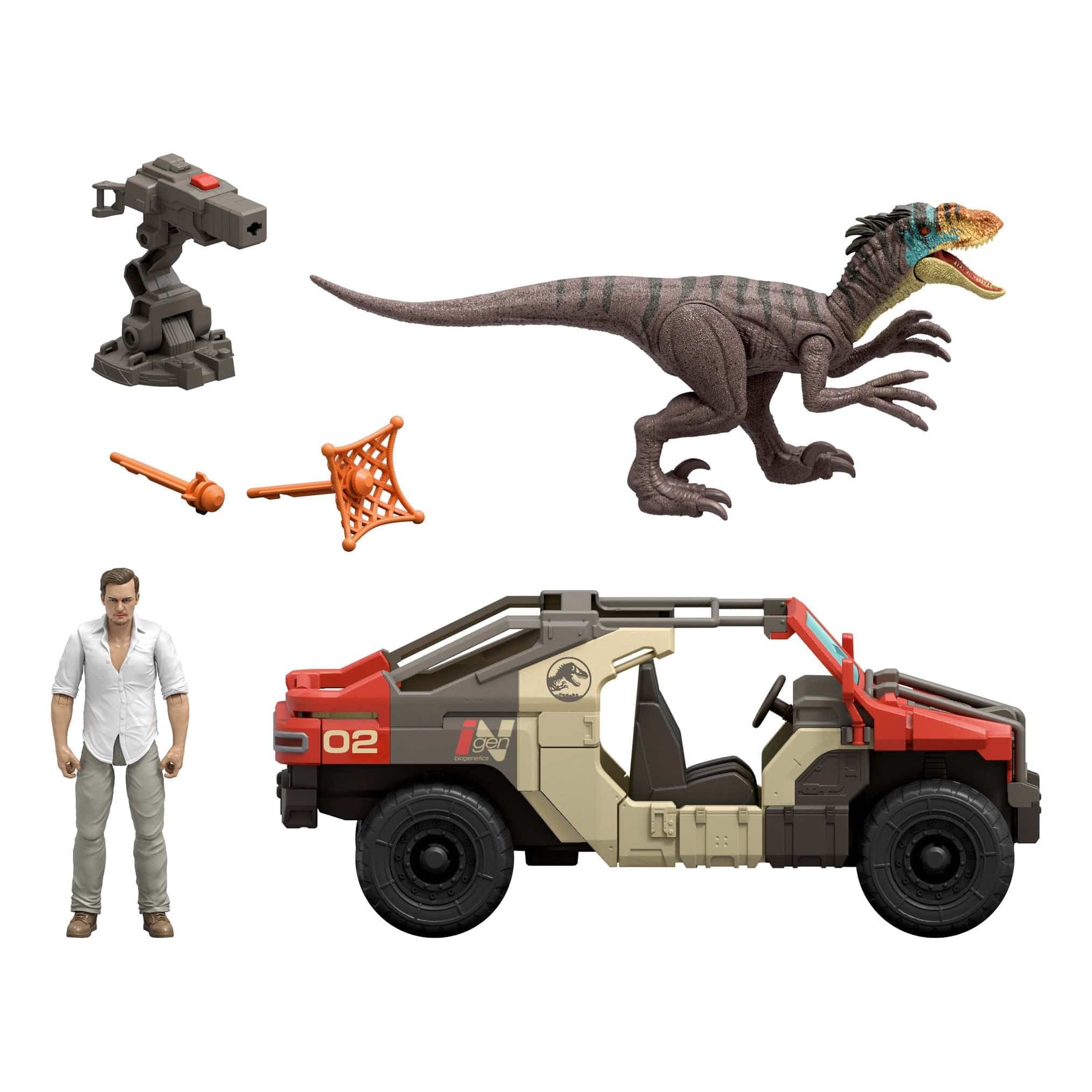 Jurassic World Saga Feature Vehicle Set 194735309504