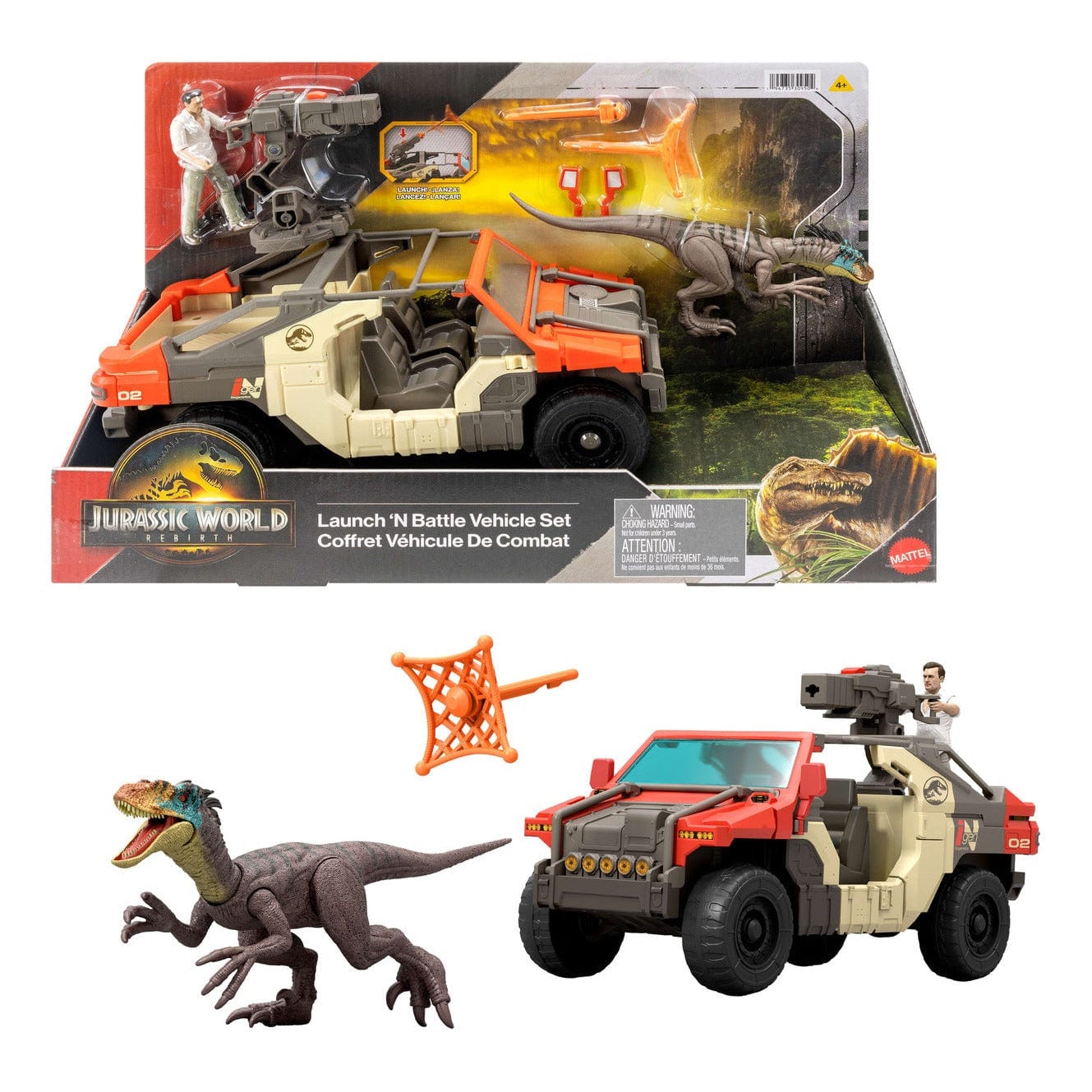 Jurassic World Saga Feature Vehicle Set 194735309504