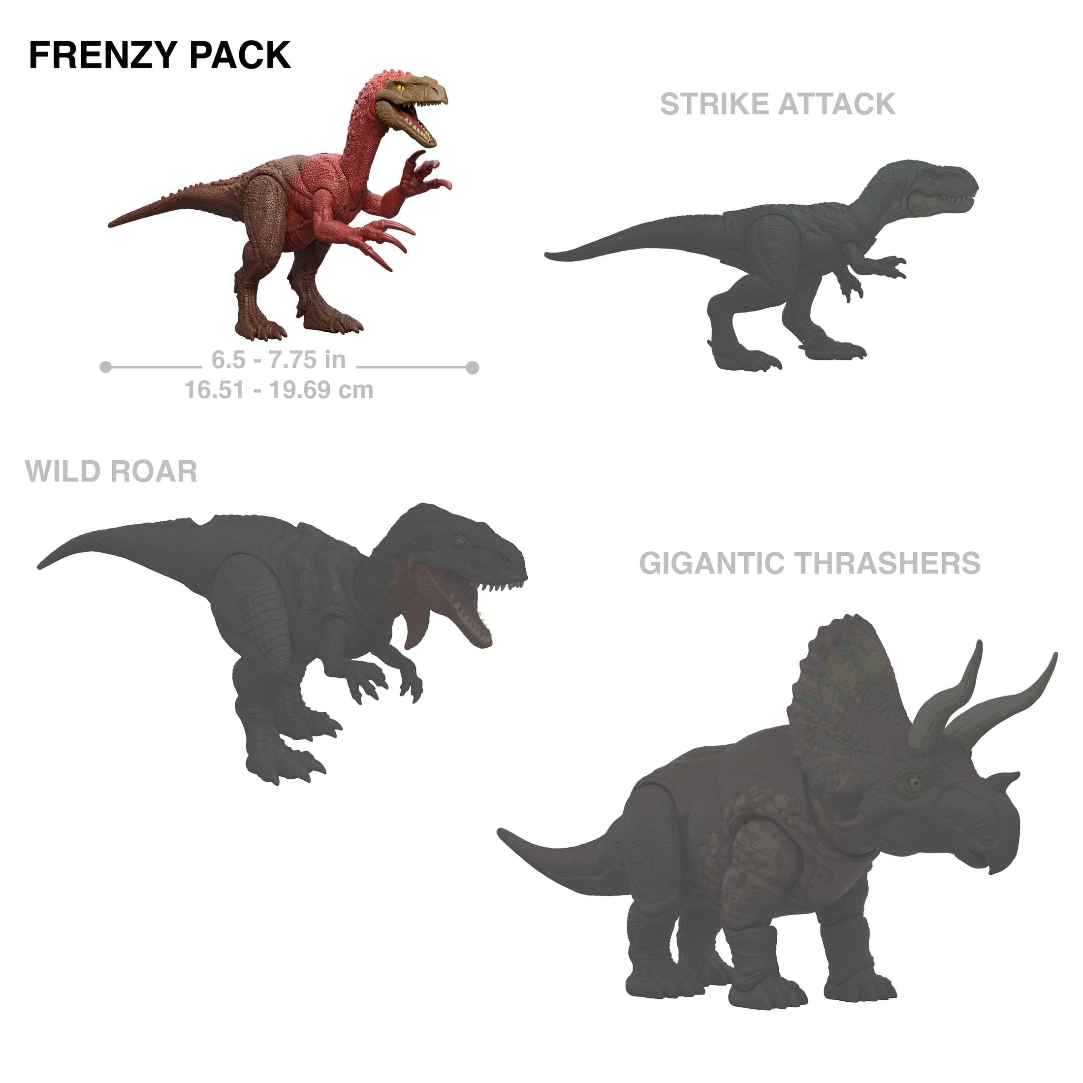 Jurassic World Saga Frenzy Pack Assortment by Mattel 194735272969