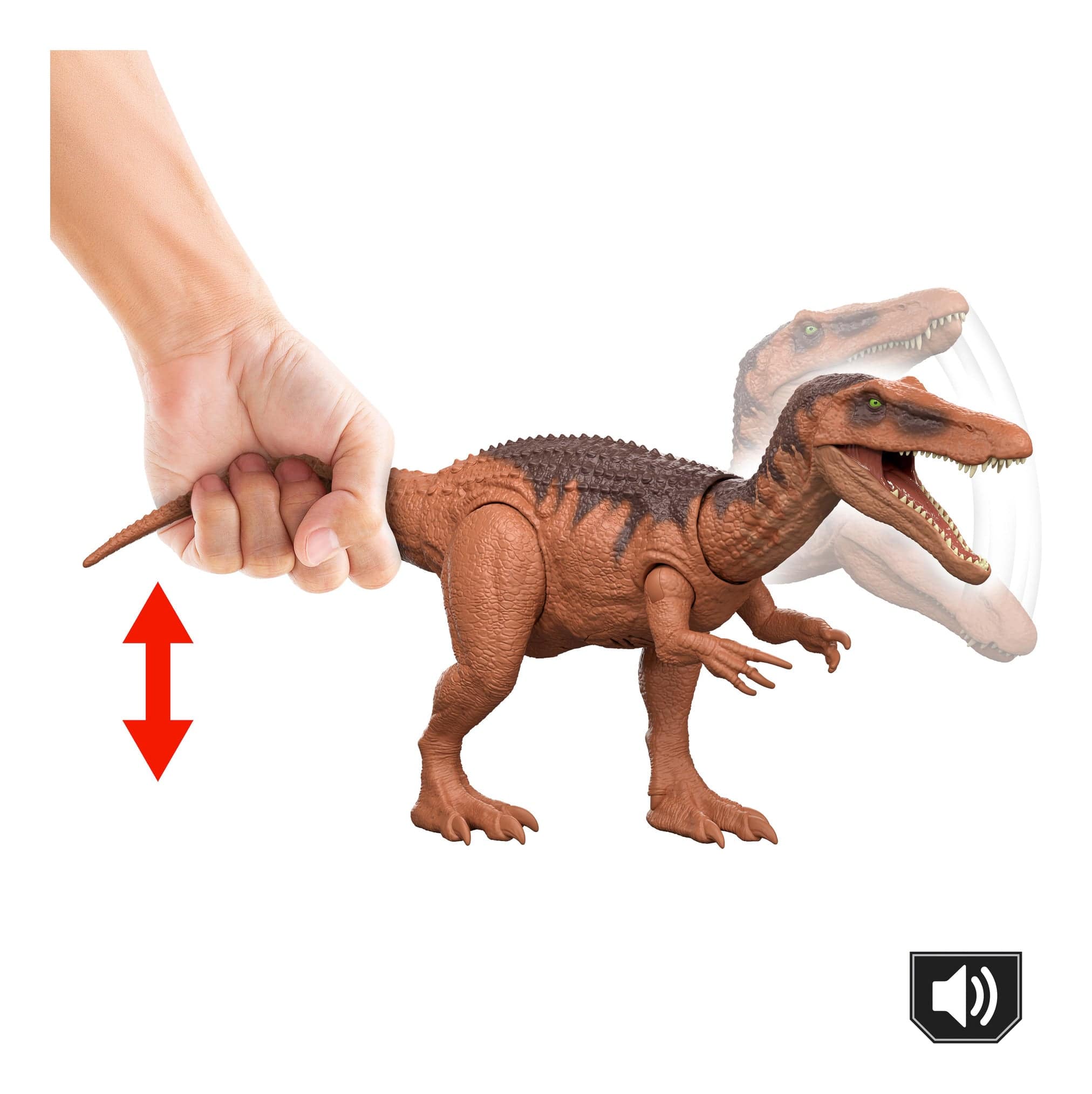 Jurassic World Saga Wild Roar Baryonyx Figure by Mattel 194735310784