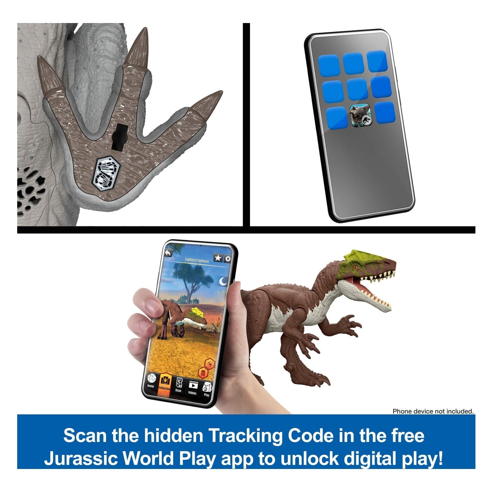 Jurassic World Saga Wild Roar Utahraptor Figure by Mattel 194735310791