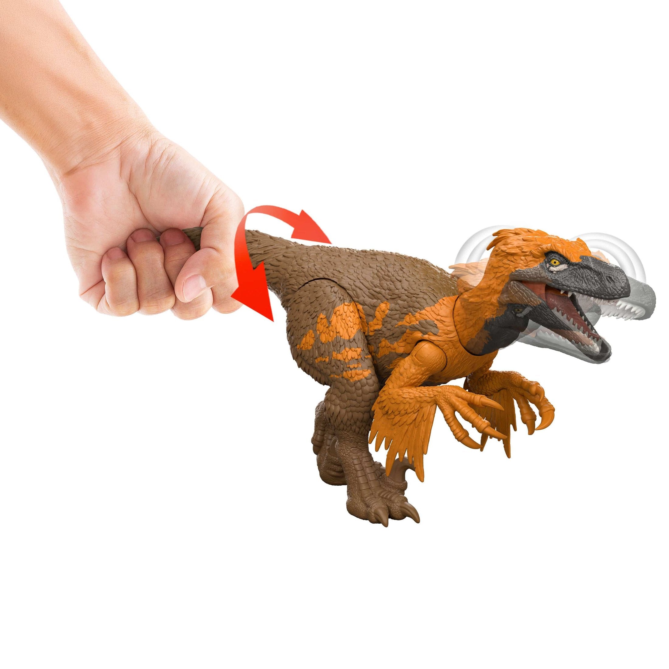 Jurassic World Saga Wild Roar Utahraptor Figure by Mattel 194735310791