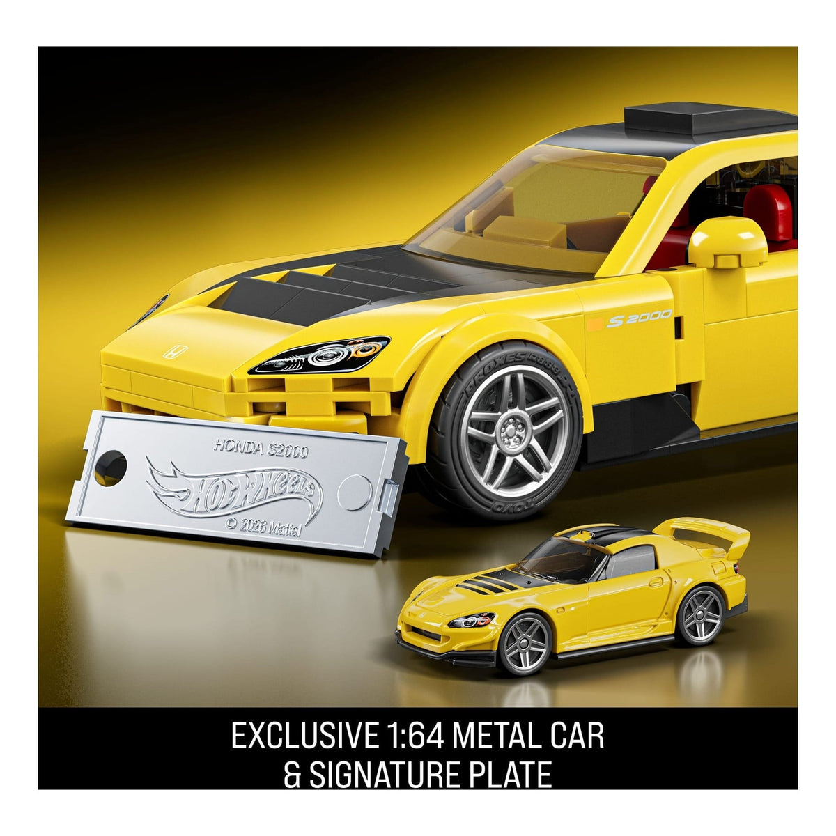 Mattel Brick Shop Hot Wheels Speed Series '07 Honda S2000 Building Set 194735331567