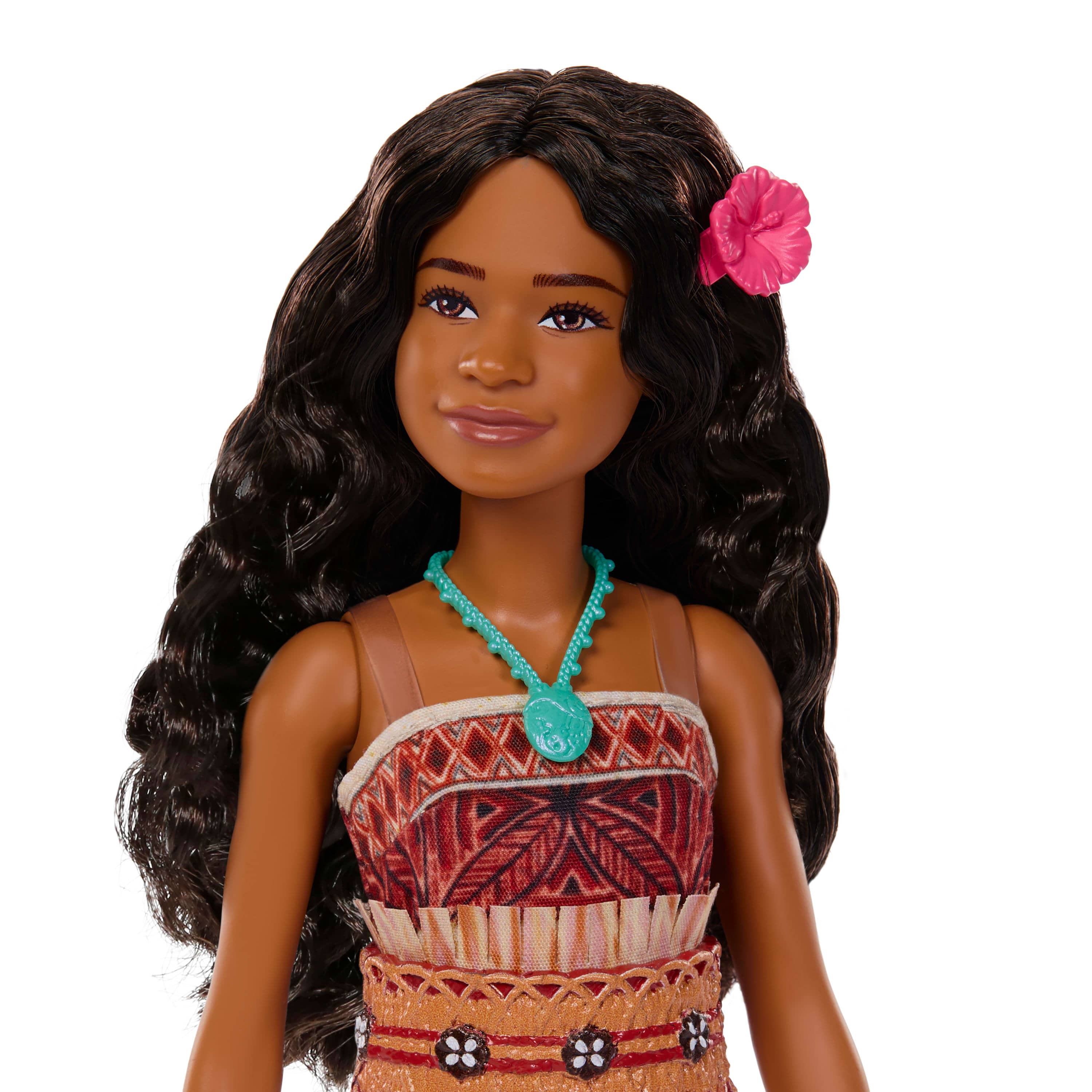 Mattel Disney Moana Live-Action Fashion Doll with Removable Outfit and 5 Accessories 194735368037