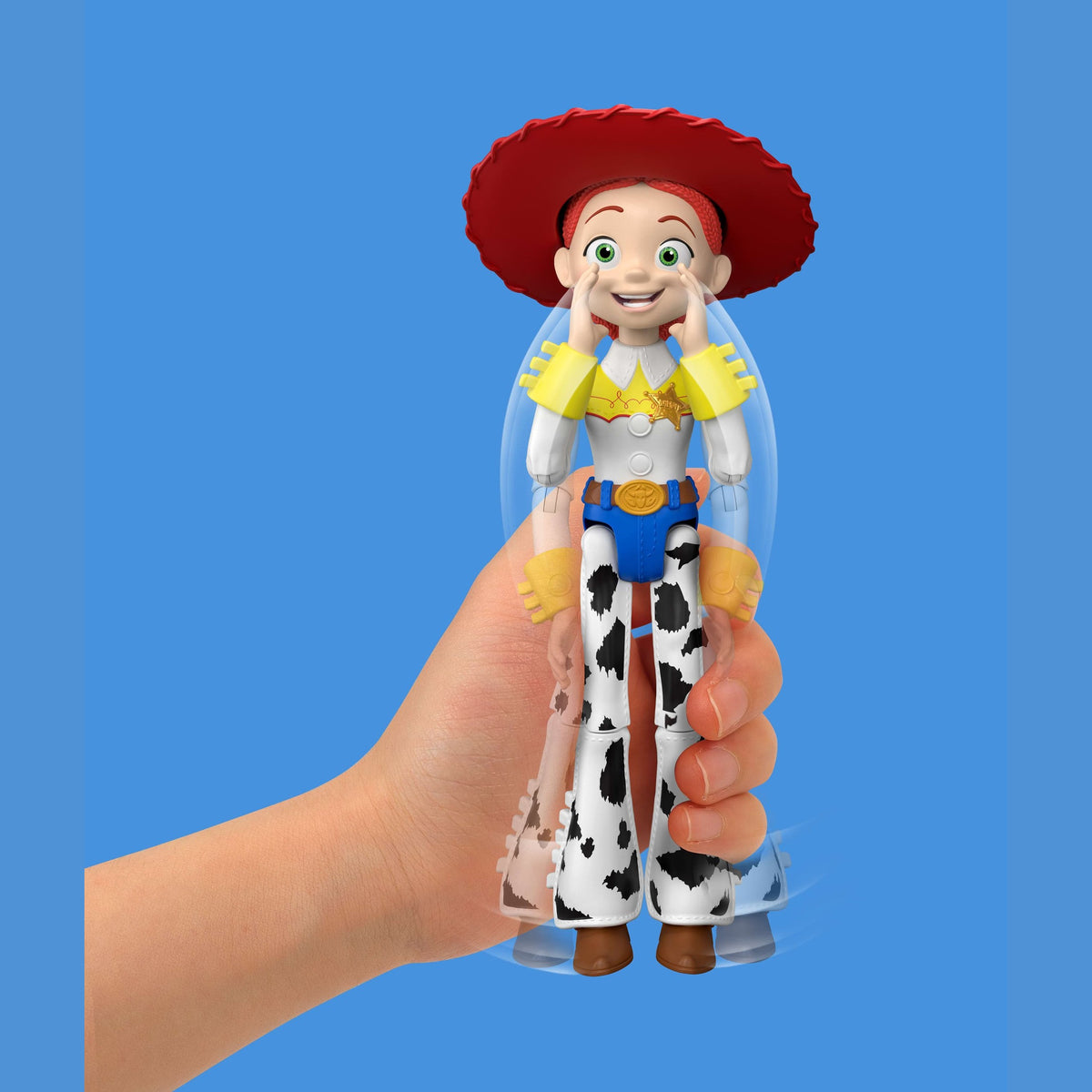 Mattel Disney Pixar Toy Story 5 Critter Talk Jessie Feature Figure with Jimmy Dean Pig 194735352456