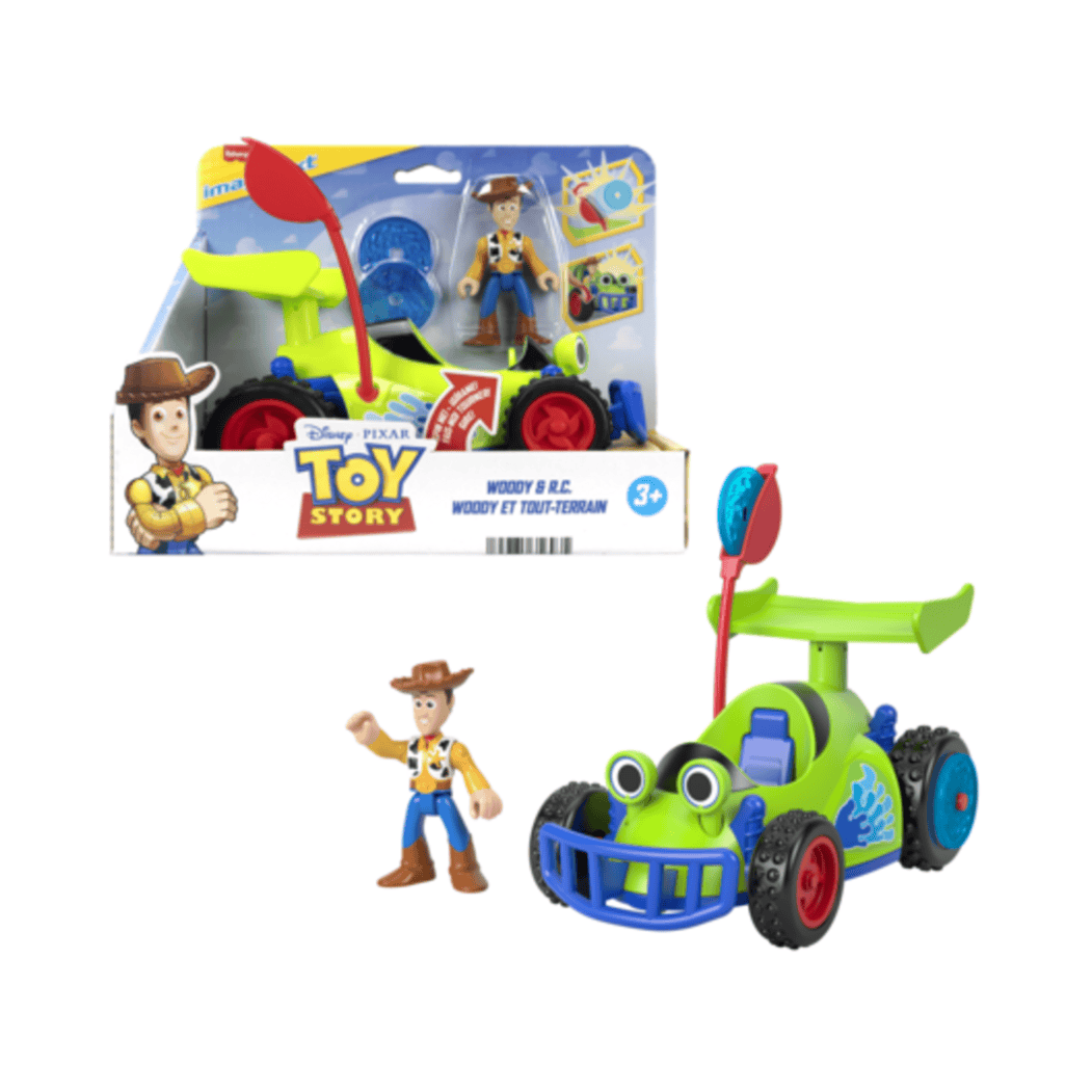 Mattel Imaginext Toy Story Woody Remote Control Vehicle Deluxe Edition Authentic