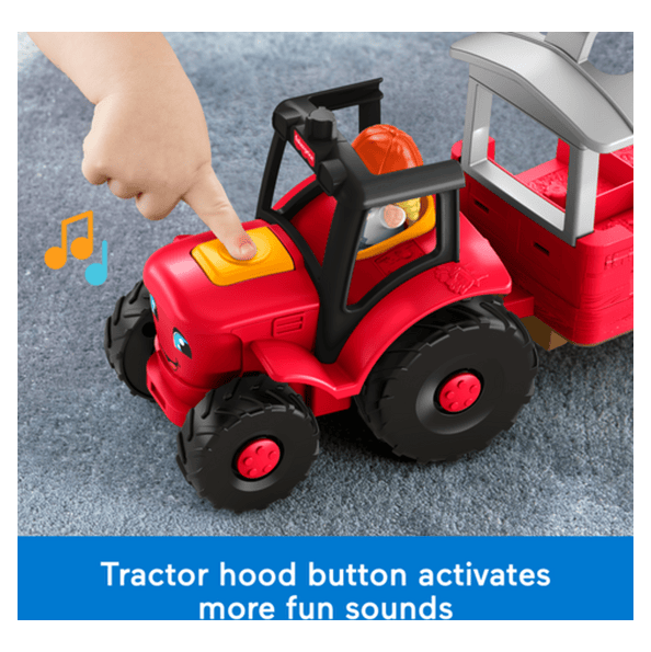 Mattel Little People Caring For Animals Tractor Gift Set