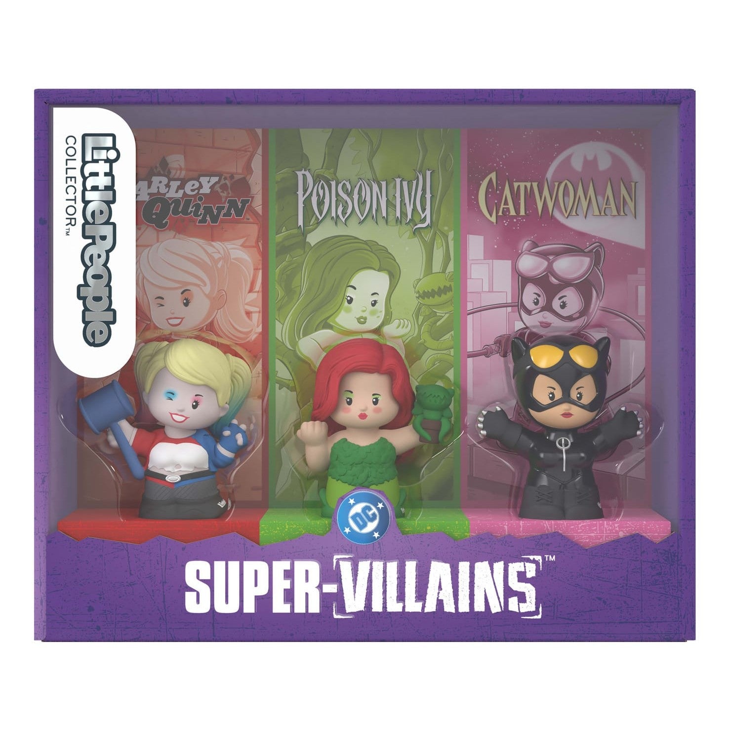 Mattel Little People Collector DC Super-Villains Trio Exclusive Edition Figure Set
