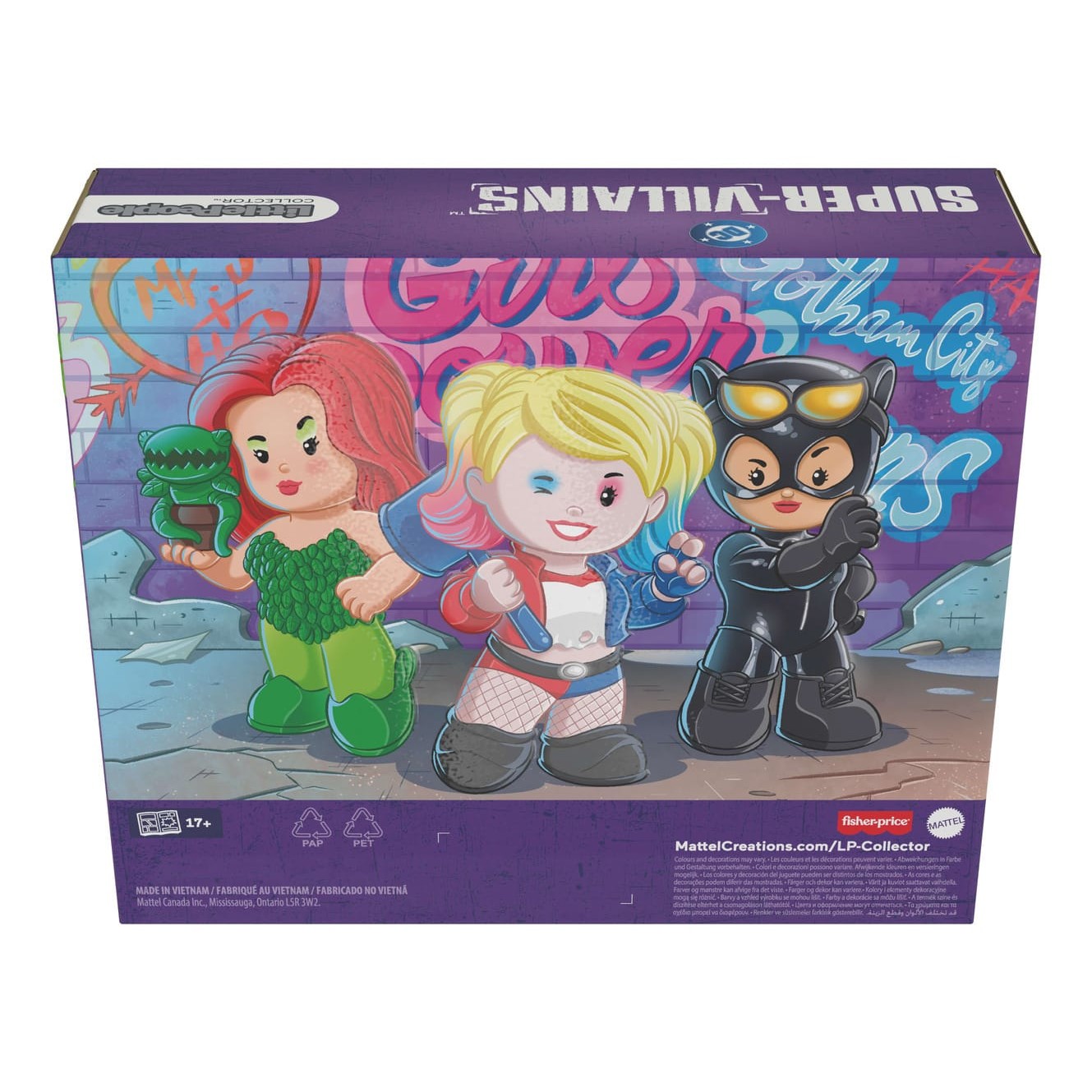 Mattel Little People Collector DC Super-Villains Trio Exclusive Edition Figure Set