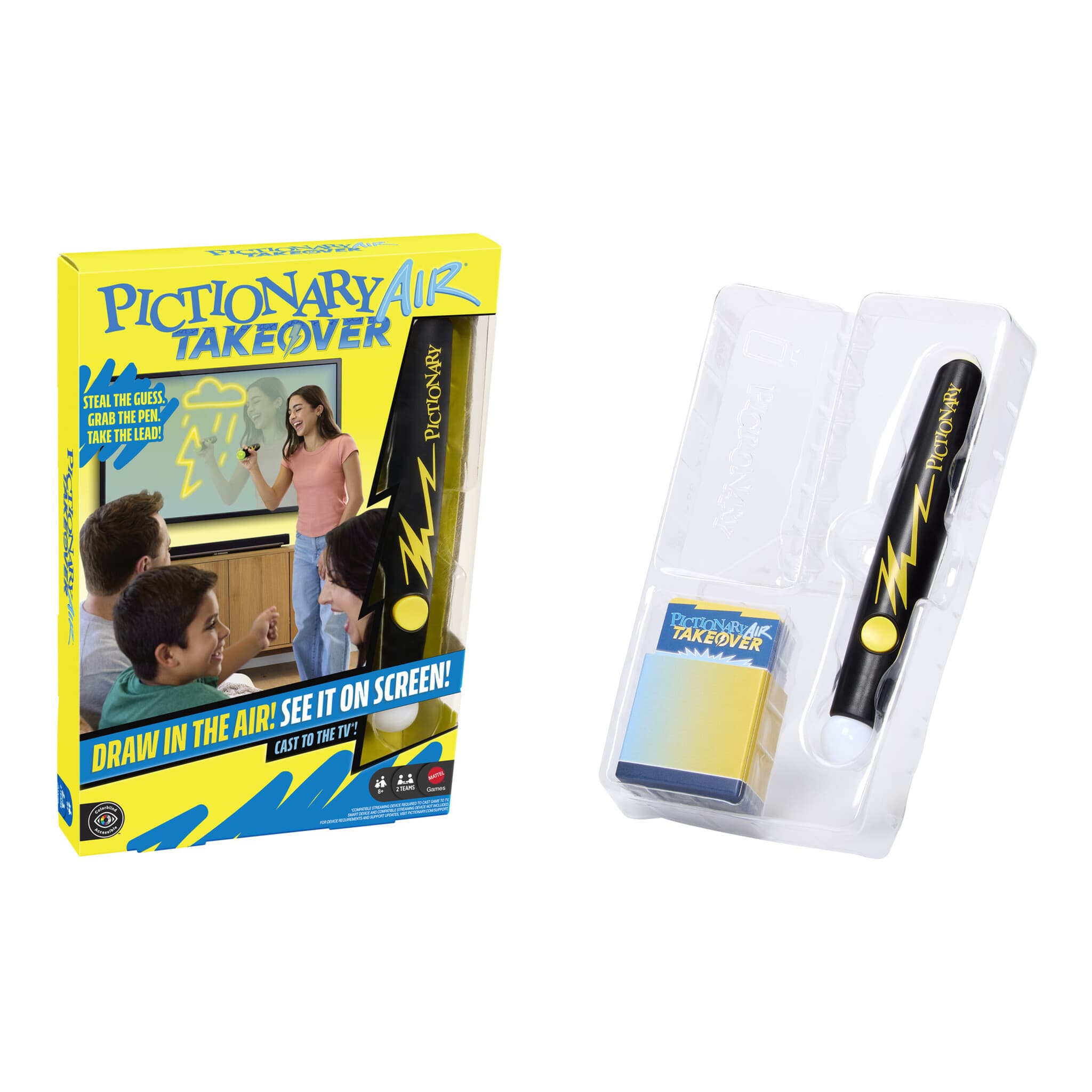 Mattel Pictionary Air Takeover Family Party Game