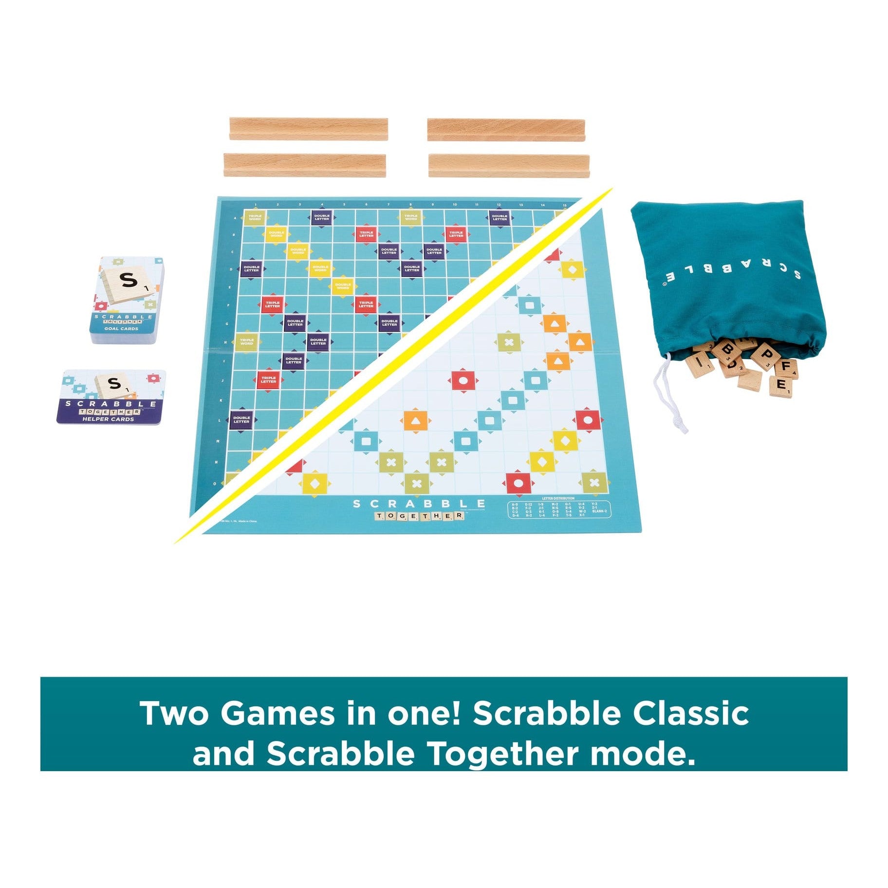 Mattel Scrabble 2026 Edition Classic Word Strategy Pro Deluxe FamilyFriendly Board Game