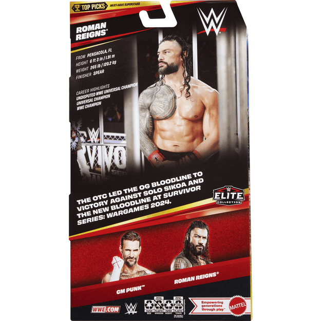 Mattel WWE Elite Collection Top Picks Roman Reigns Action Figure