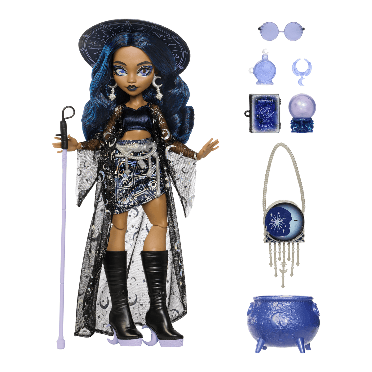 Monster High Moonspell Magic Claire de Luna Fashion Doll with Accessories 194735373116