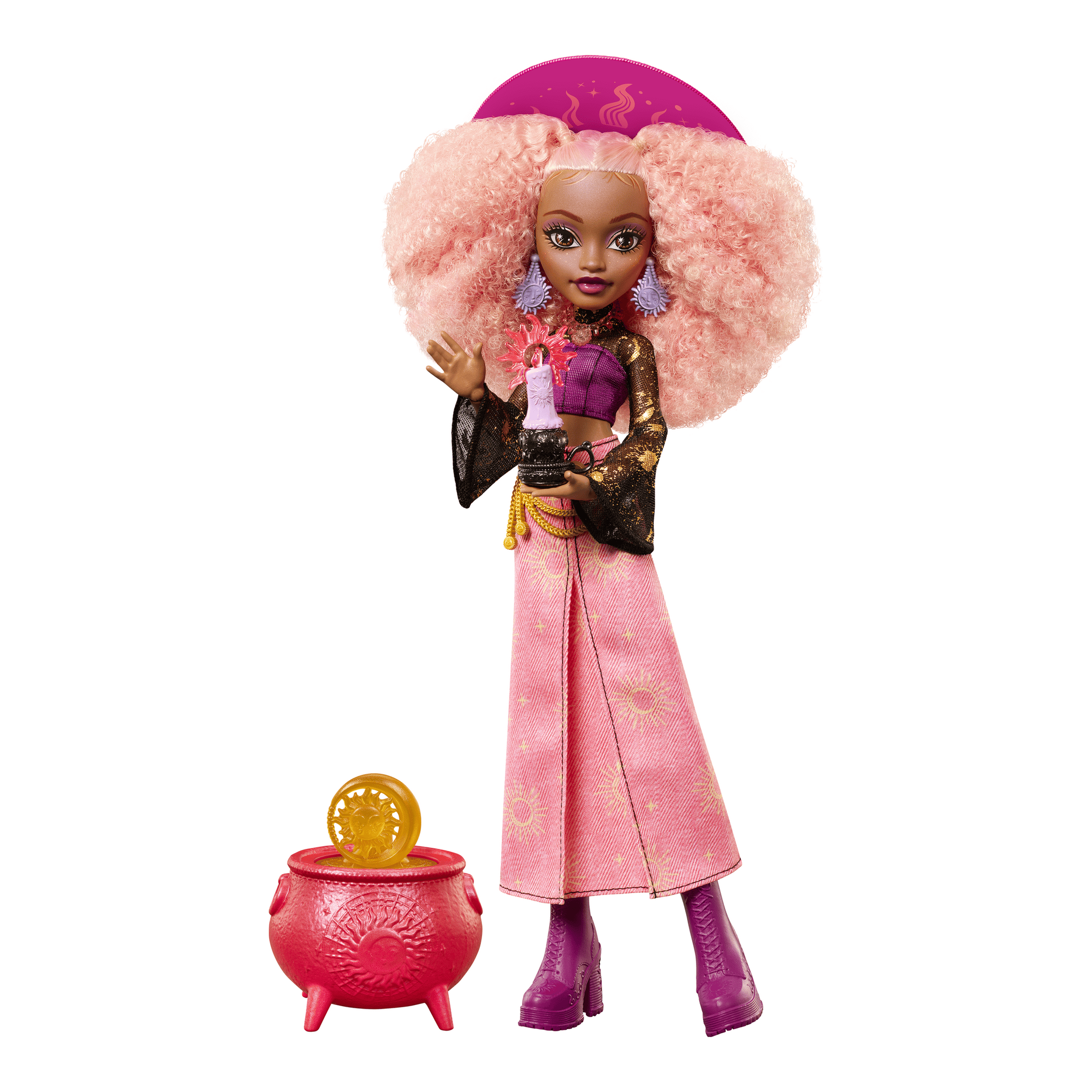 Monster High Moonspell Magic Rae Lumina Sun Witch Doll 194735373086